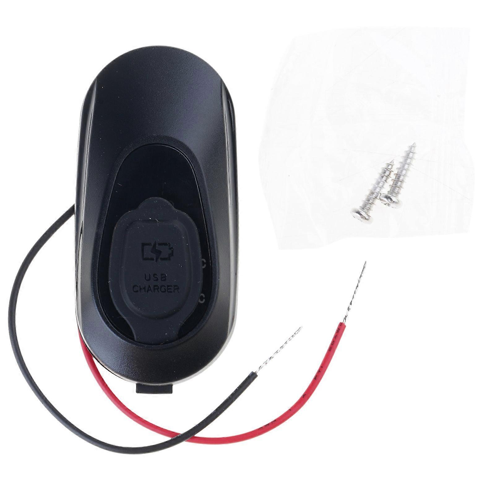 Vehicle Type-C USB Outlet with Waterproof Caps 2/3 Port 12V-24V USB Type C Charging Socket Universal Charging Adapter Multicolor