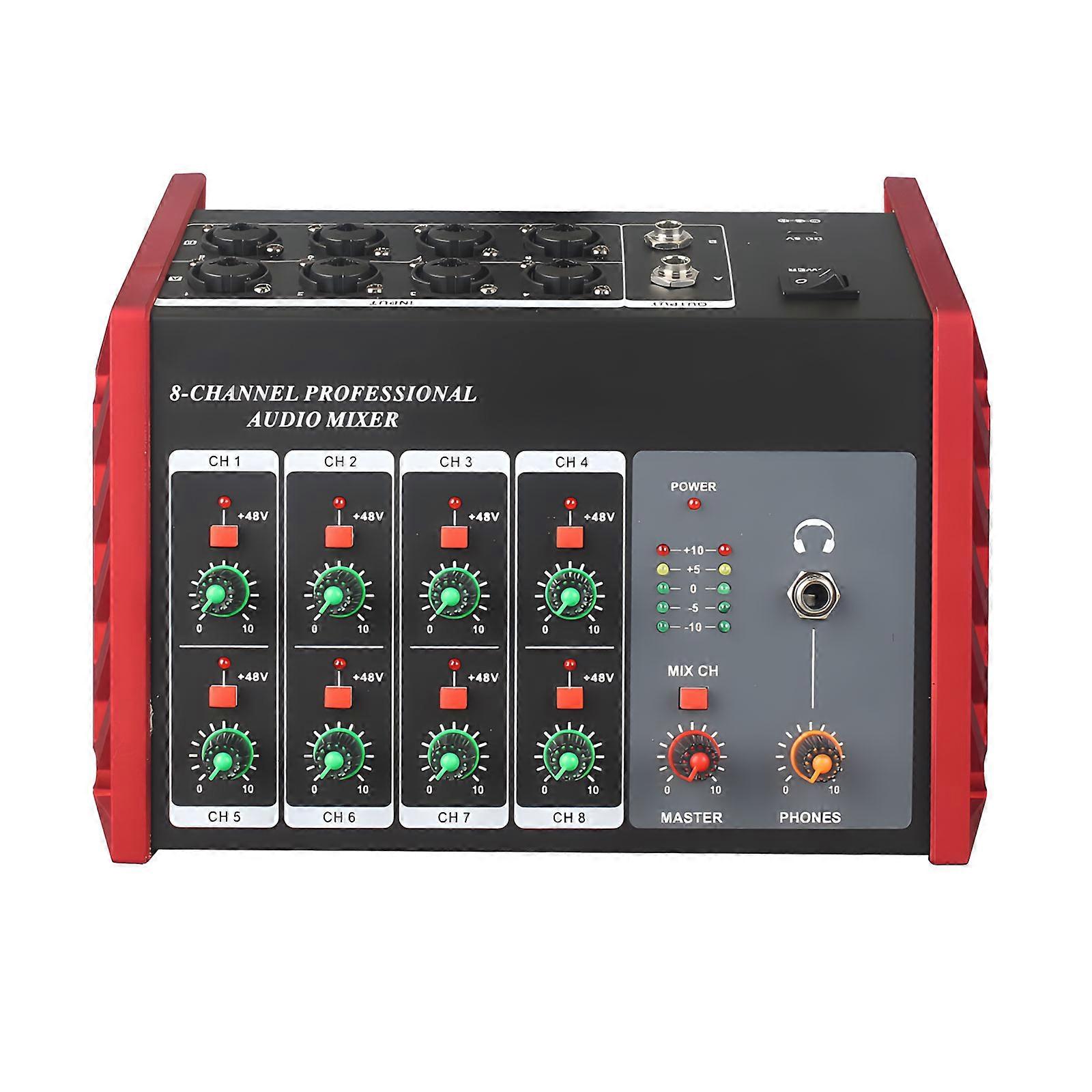 8 Channel Live Sound Combiner With Additional Metal Frame Transportable Plan For Musicians Event Technicians Multicolor