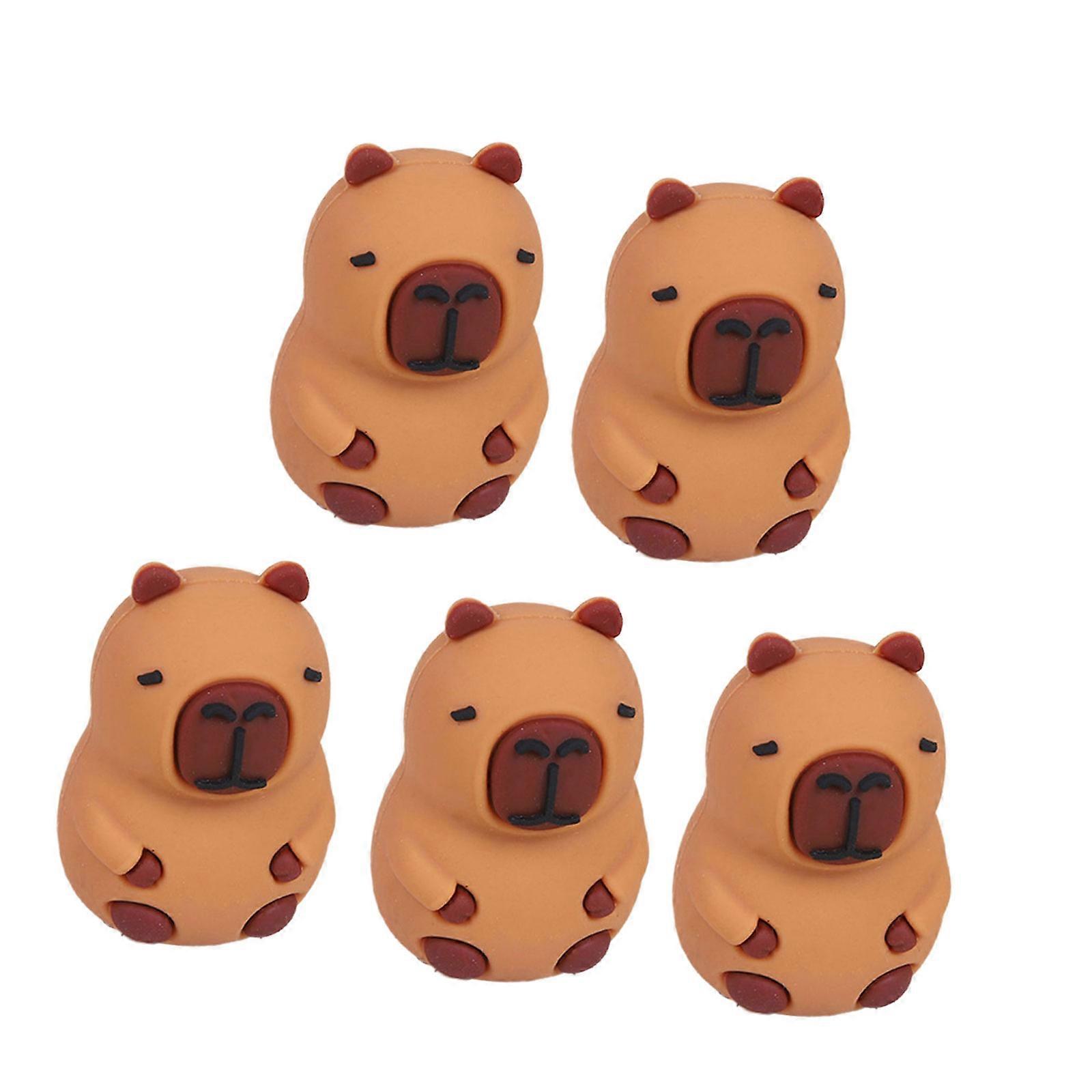 5Pcs Cartoon Sharpener Small Sharpener Single Hole Sharpener Pencil Sharpening Tool for Wood Pencil Drawing Pencil  orange