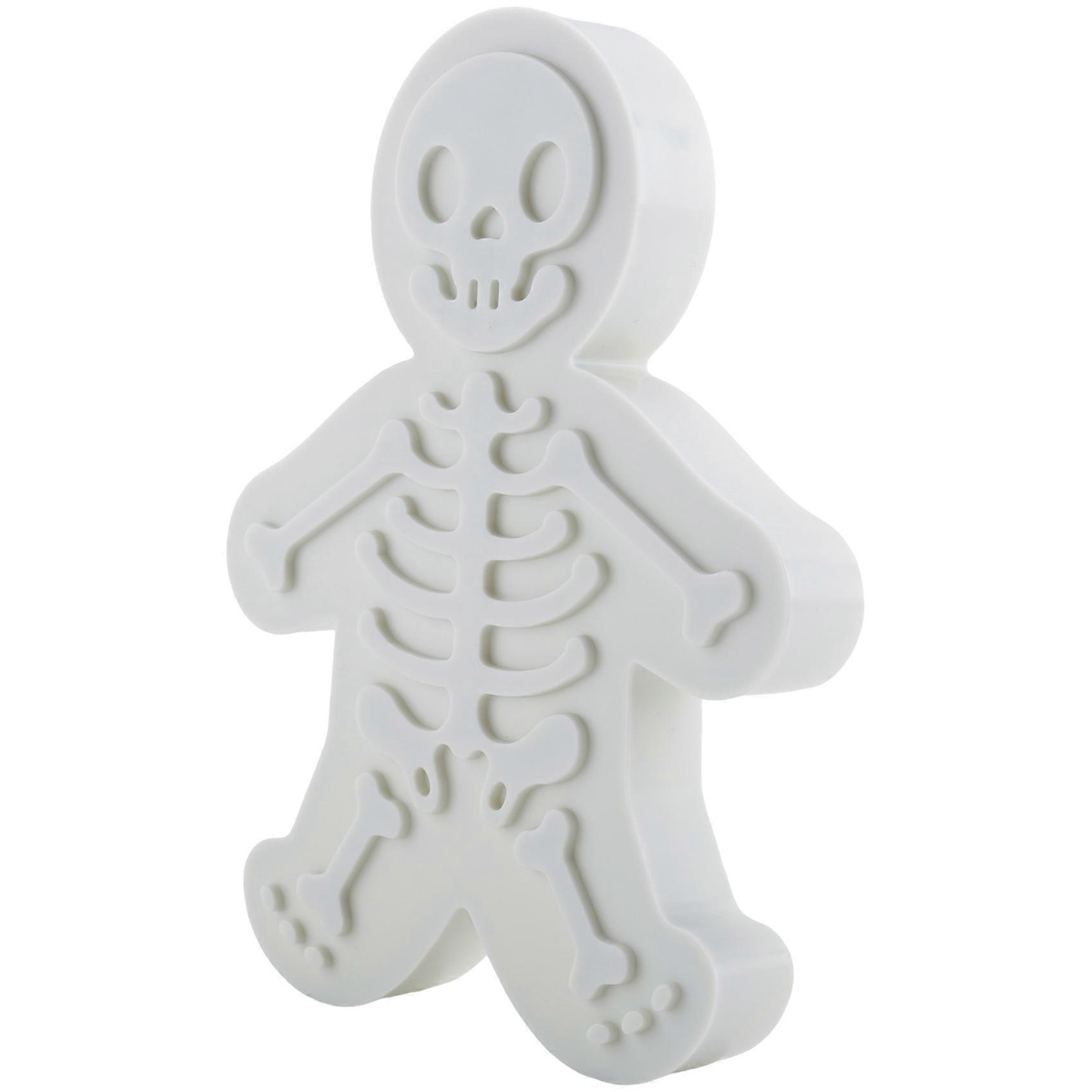 Skull Gingerbread Man Cookie Mold Press Cookie Maker 3D Cookie Cake Mold