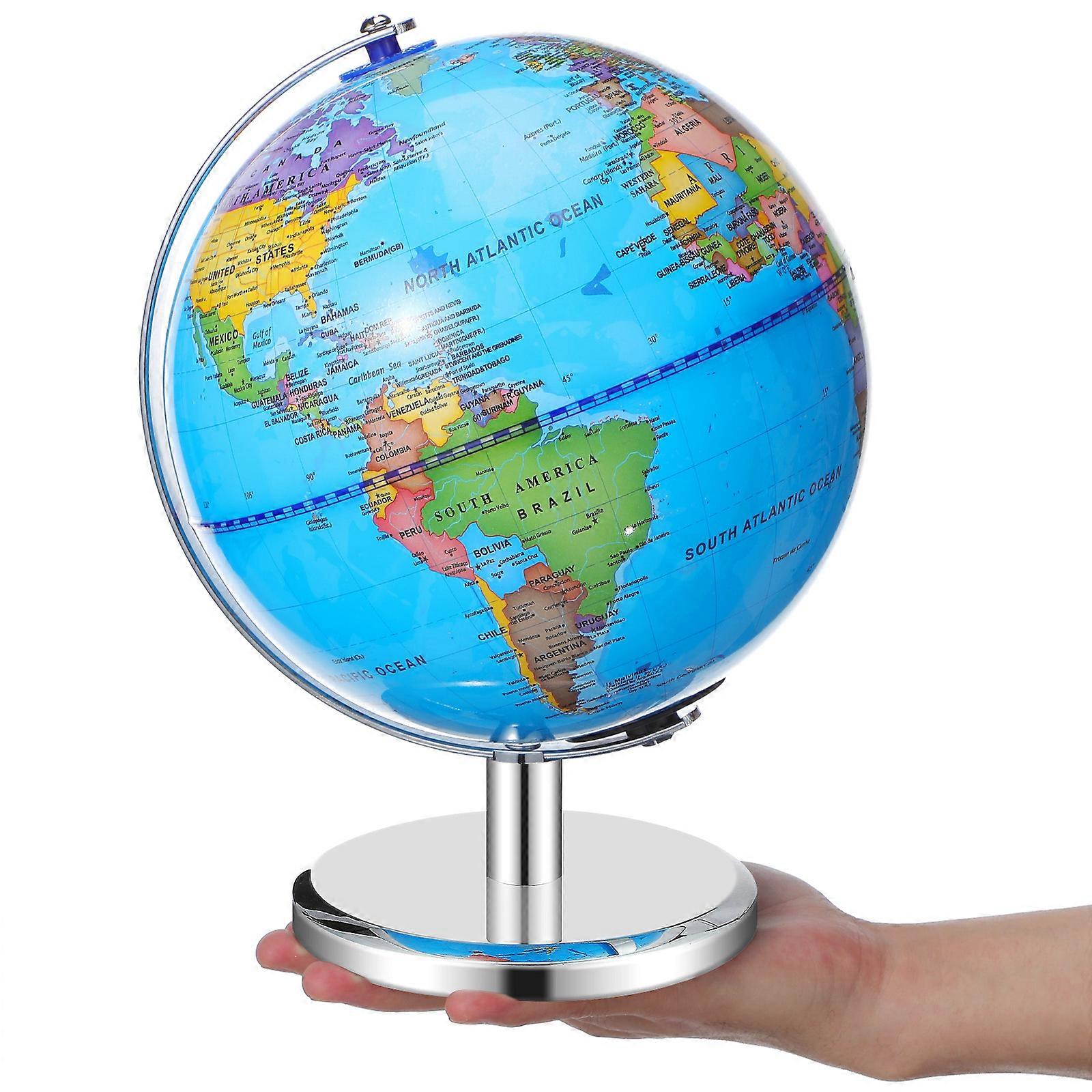 1pc φωτισμένη σφαίρα του κόσμου με την εκπαιδευτική επίγεια σφαίρα στάσεων