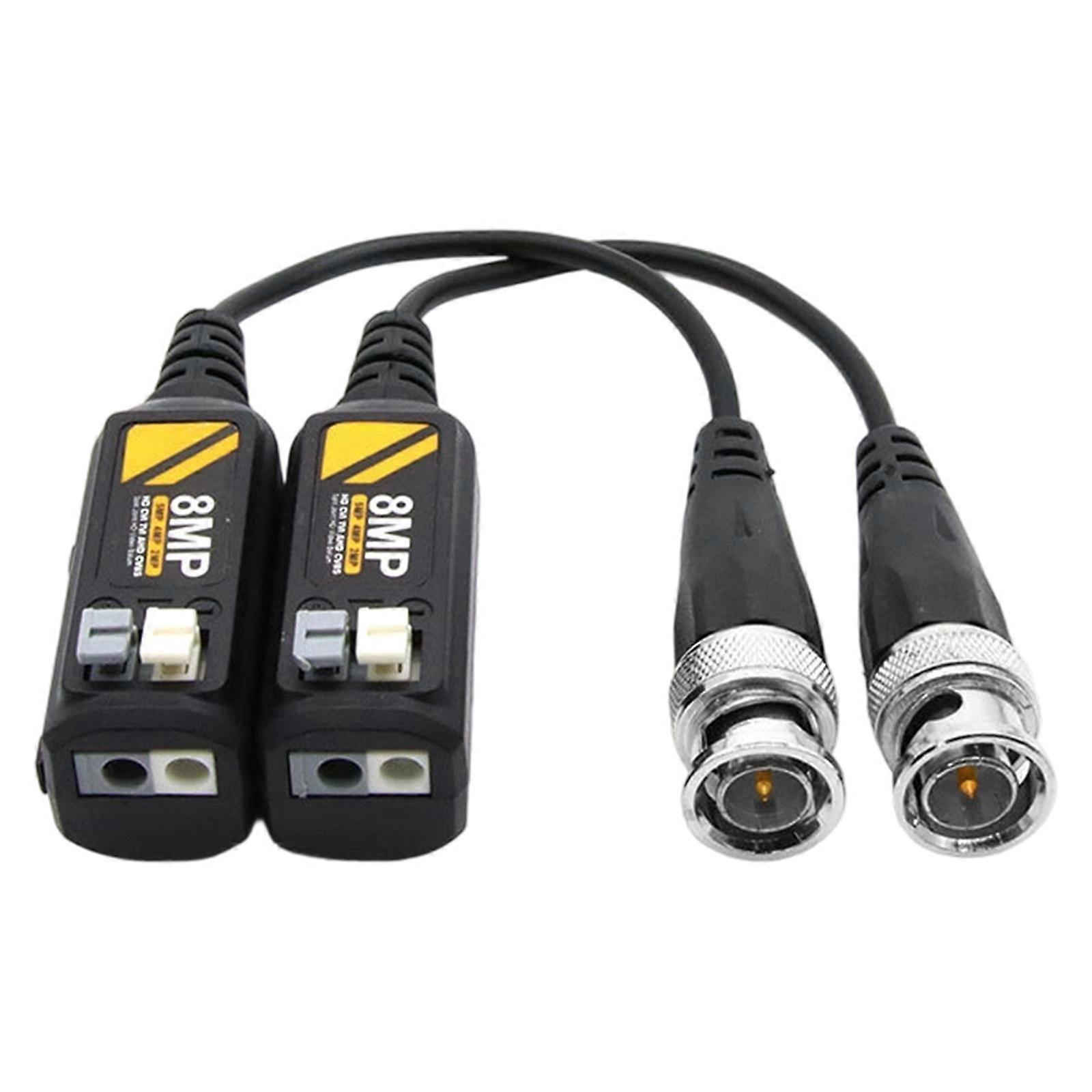 Highly Definition Double Twisted Pair Transmitters For AHDs CVIs TVIs Security Cameras Long Distances Signal Transmission Multicolor