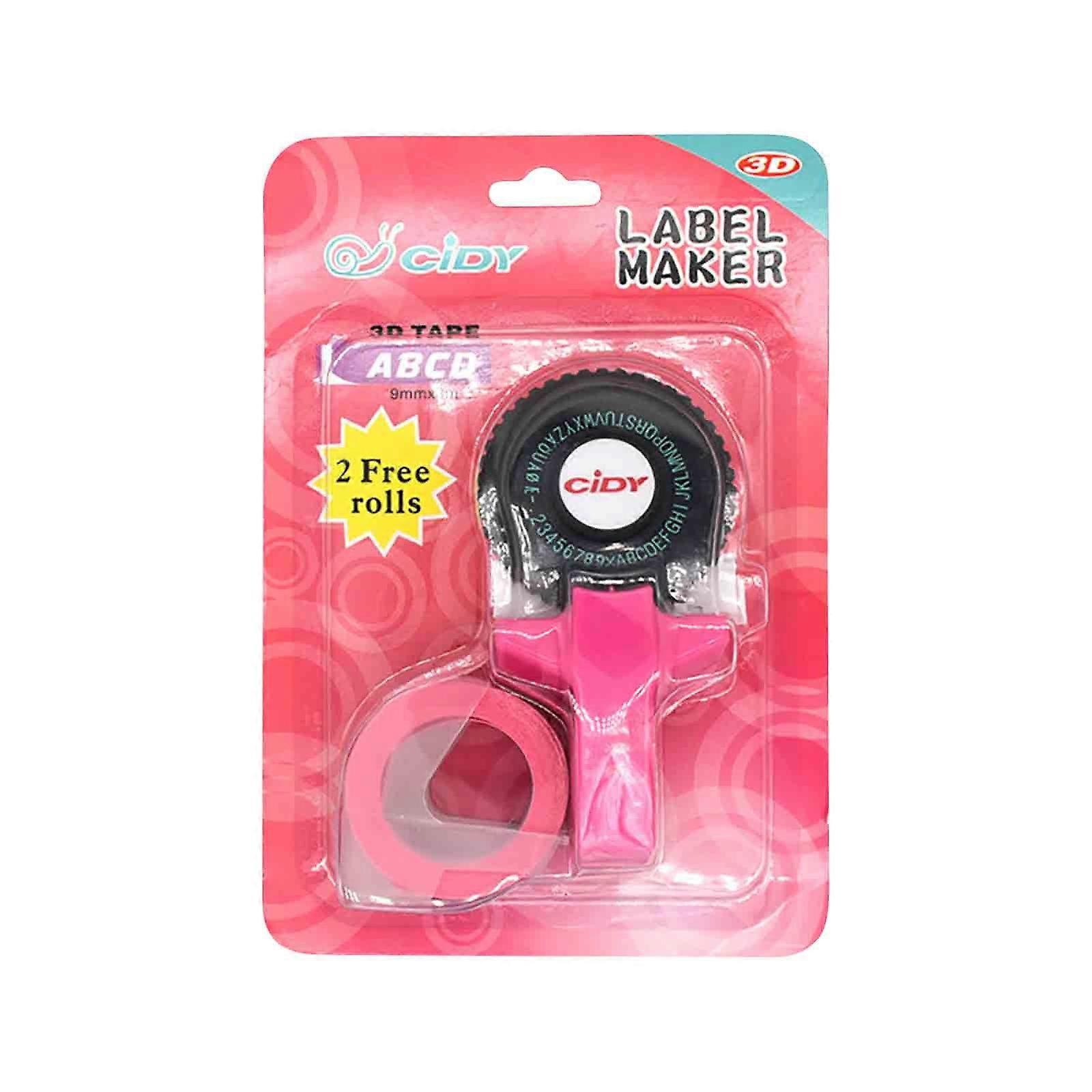 YiFudd Mini Manual Label Machine C101 Embossing Machine Engraving Machine Hand Tent Decorative Tape Paper