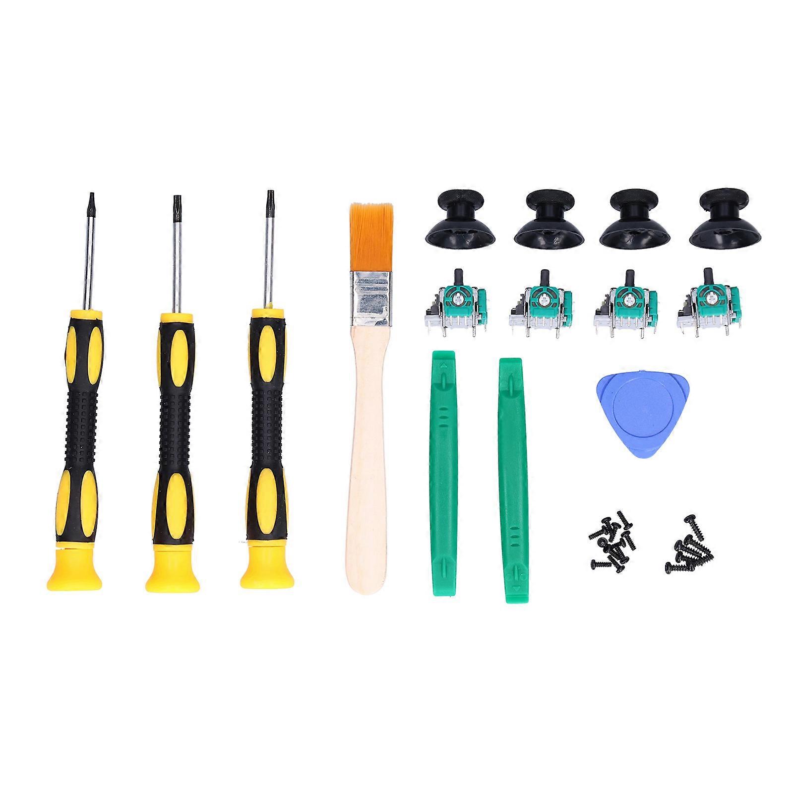 QM21070961 4 Pack Analog Joystick Replacement Repair Tools Kit Durable Controller Replacement Parts for Xbox One