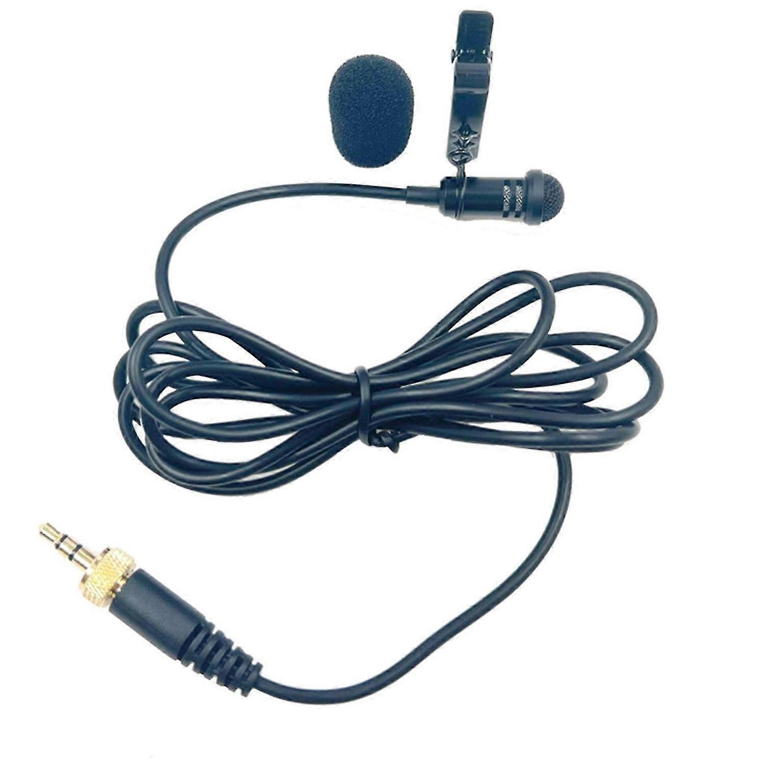 Noise Canceling Mic Wearable 3.5mm Lavalier Clip on Microphone for Professional Recording Omnidirectional Pickup