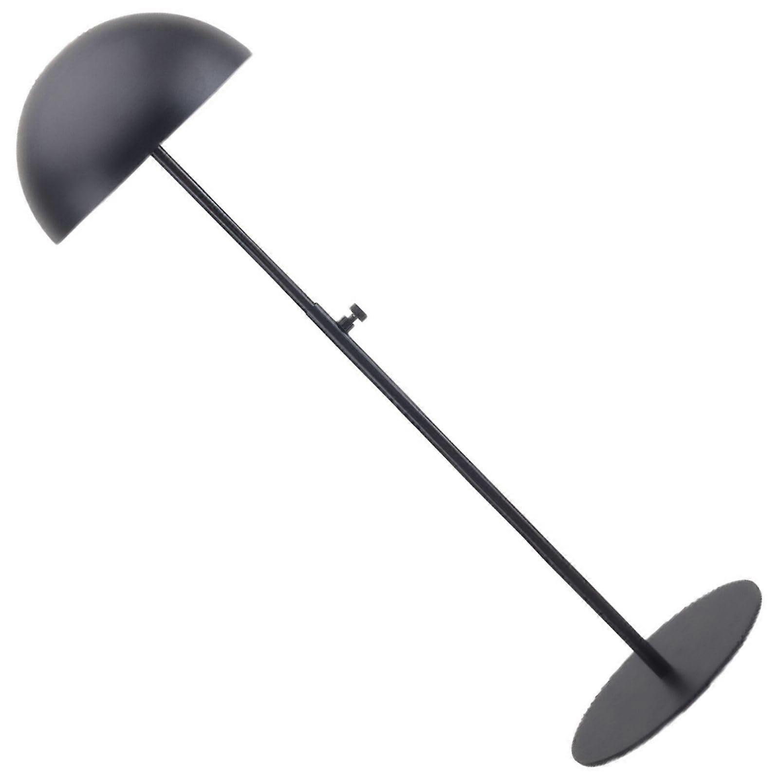 Adjustable Hat Display Rack Stand with Height Adjustment for Home or Retail, Stainless Steel, 15x15x52cm Style B