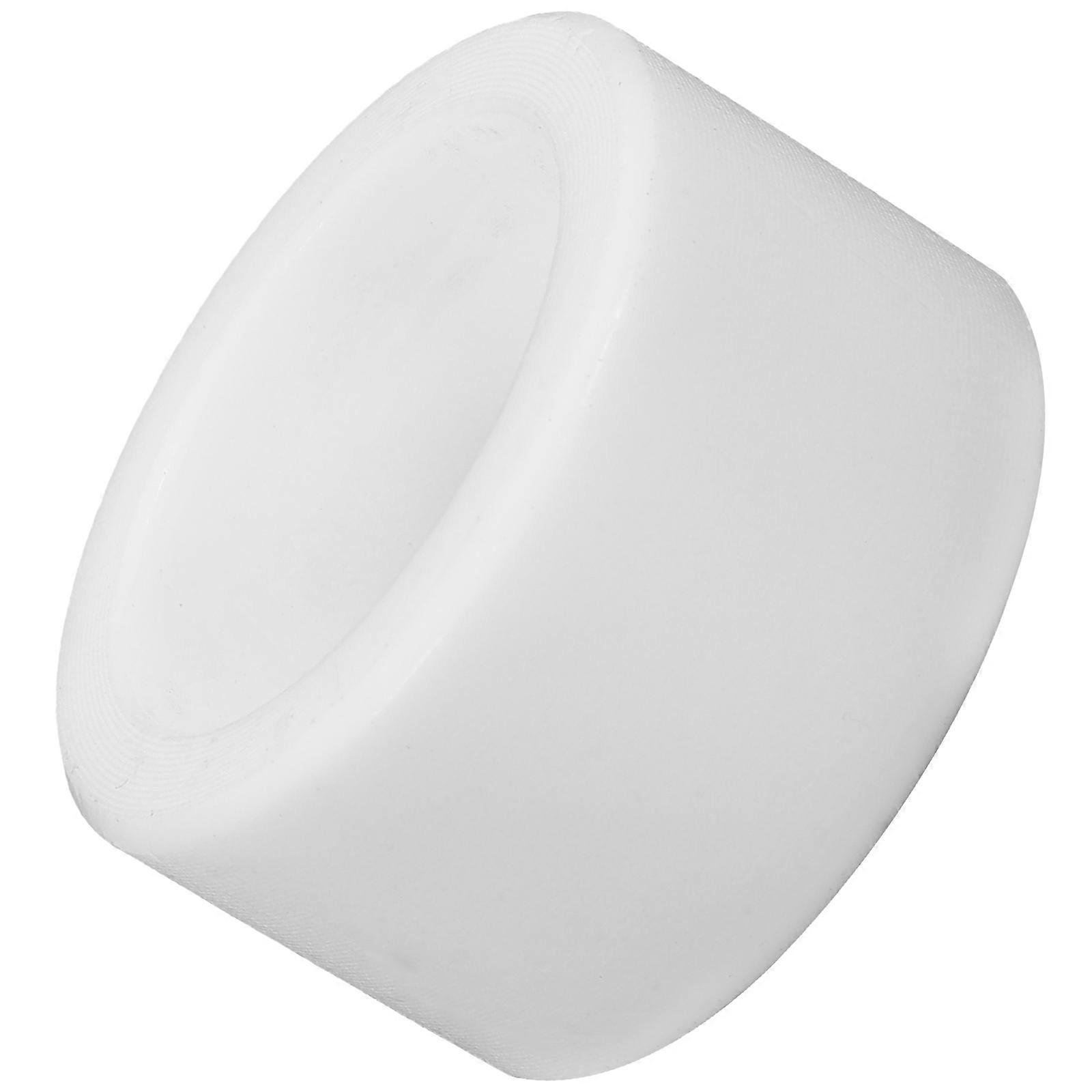 PTFE Evaporation Dish for Lab with Flat Bottom and Round Shape White High Temperature Resistant