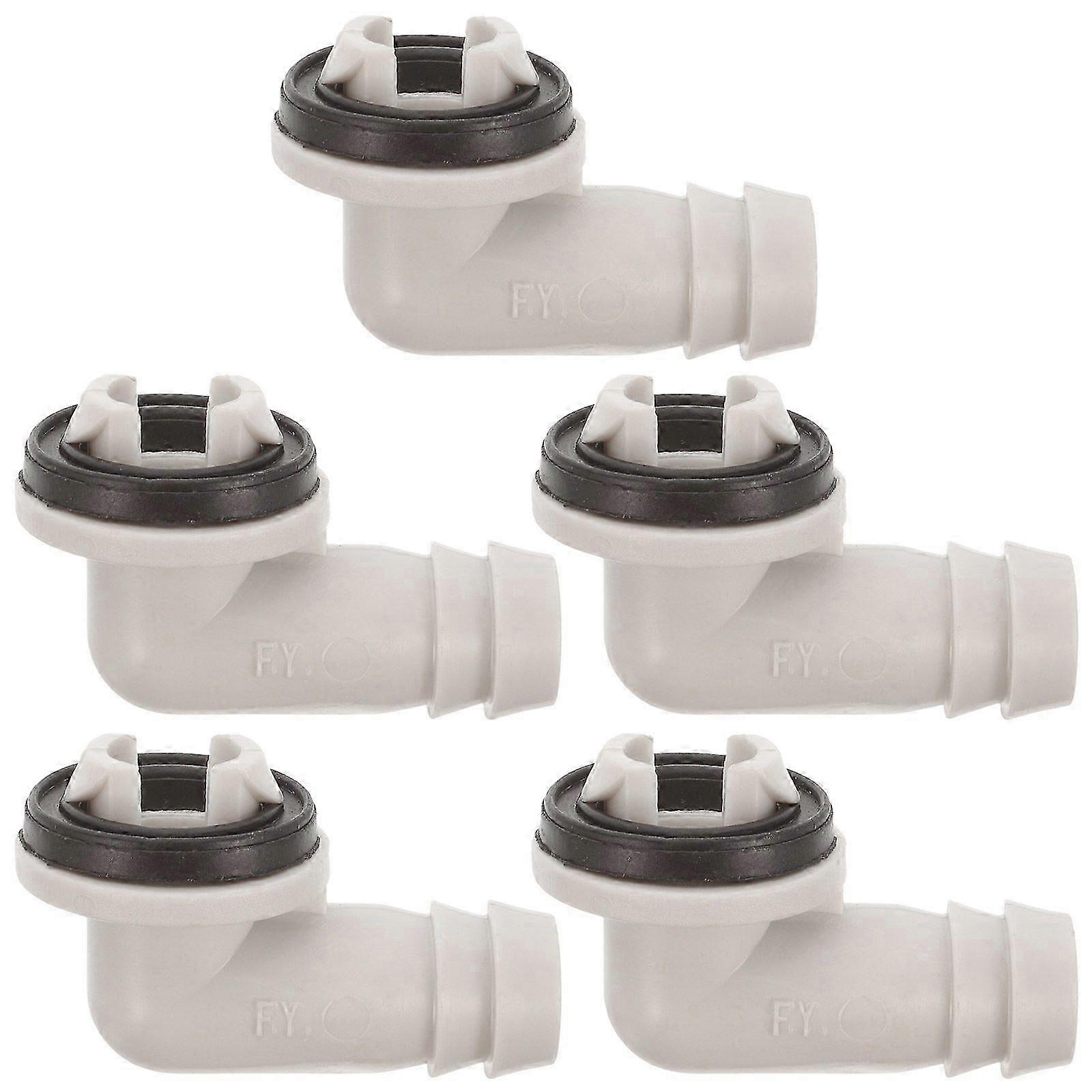 5Pcs Ac Drain Hose Connector Split Unit Pipe Adapter 15mm Window Ac Unit Fitting