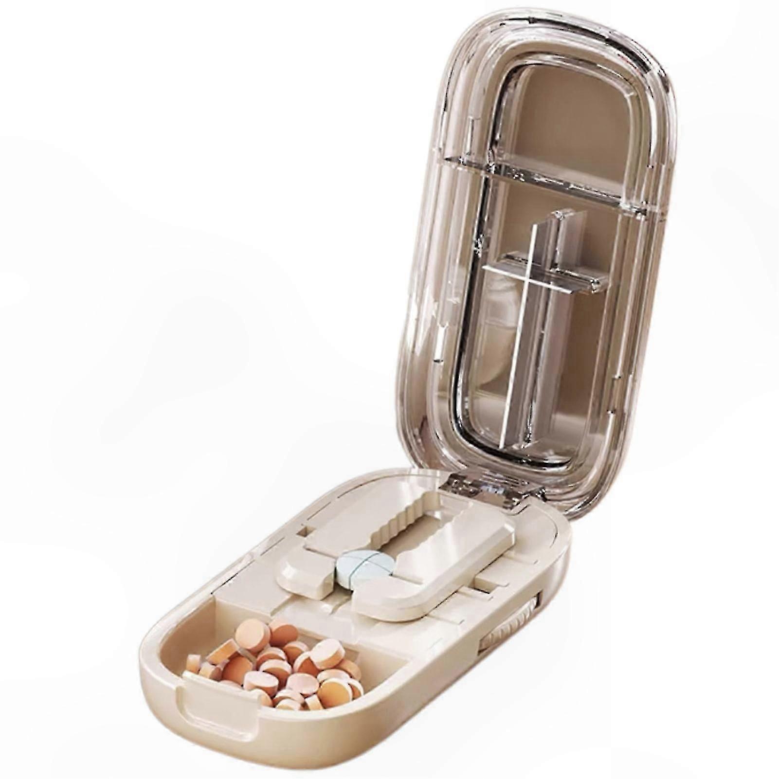 Precision Pill Cutter with Adjustable Alignment for Easy Use