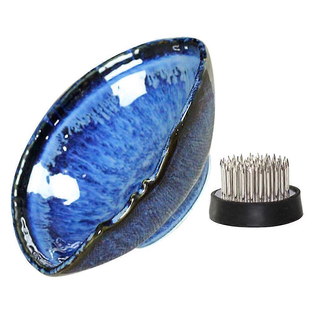 Desktop Mini Ceramic Flower Pot for Hydroponic Plant Arrangement 1Set