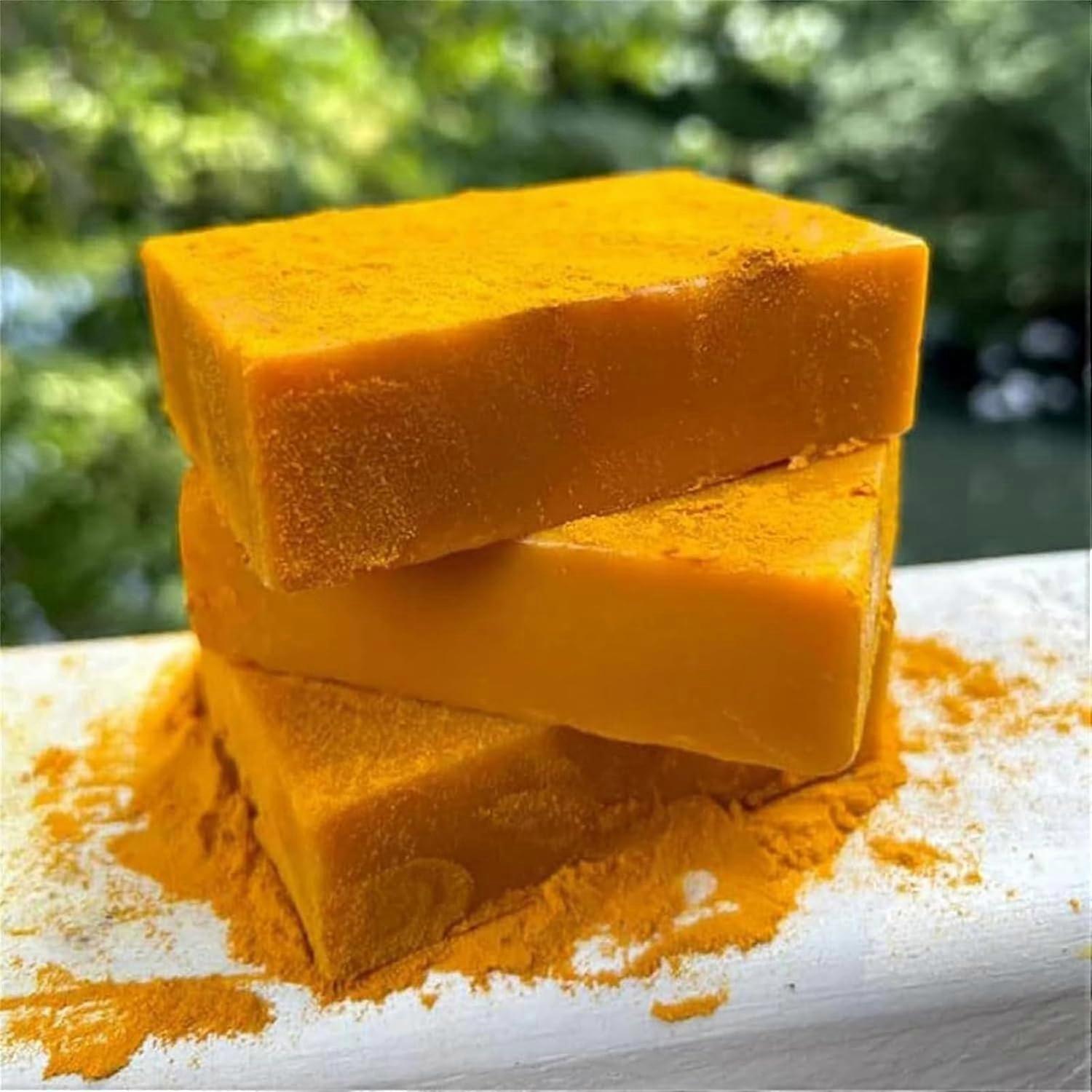 Turmeric Soap Bar for Face & Body, Organic Deep Cleansing & Smooth Skin, Gentle for All Skin Types