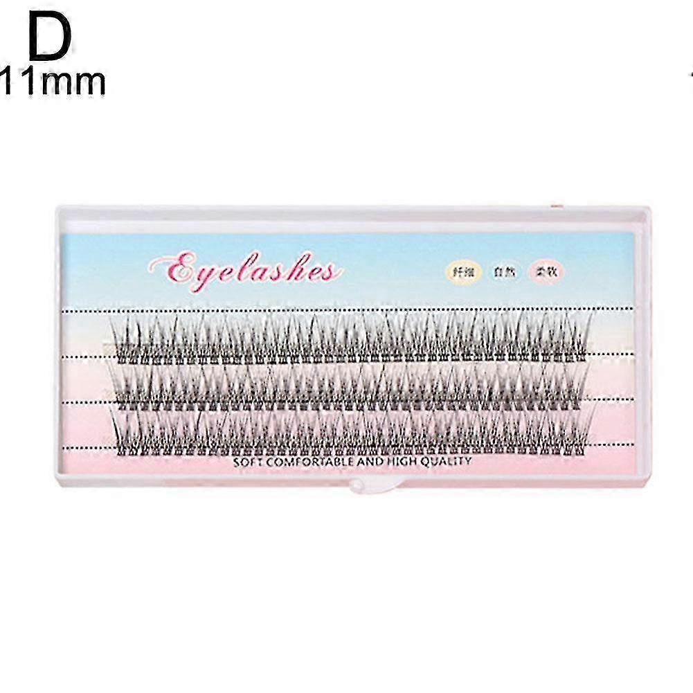 11mm(D)$Fishtail eyelash extensions, cross-shaped swallowtail eyelashes, single-tufted eyelash extensions, natural upper eyelashes