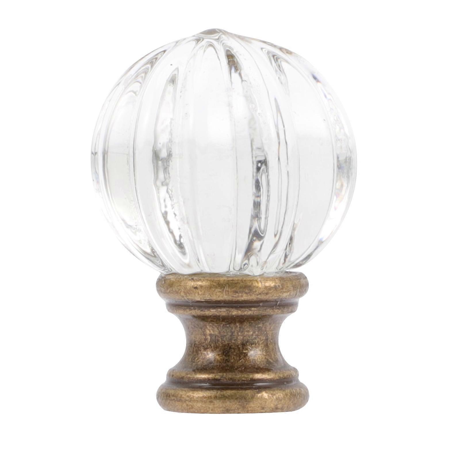 Eease Lamp Finials Crystal Glass Ceiling Ball Replacement Nut
