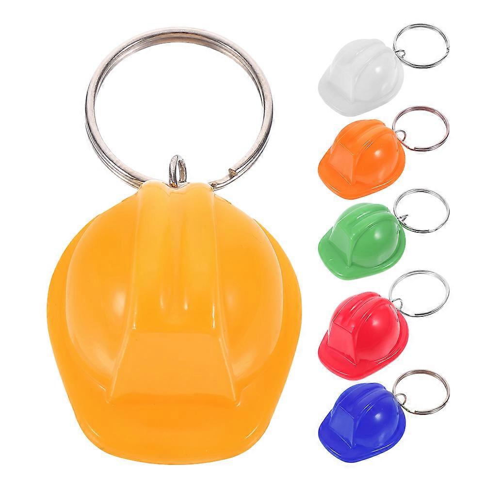 Construction Mini Keychain for Party Favors 6Pcs Assorted Colors Set