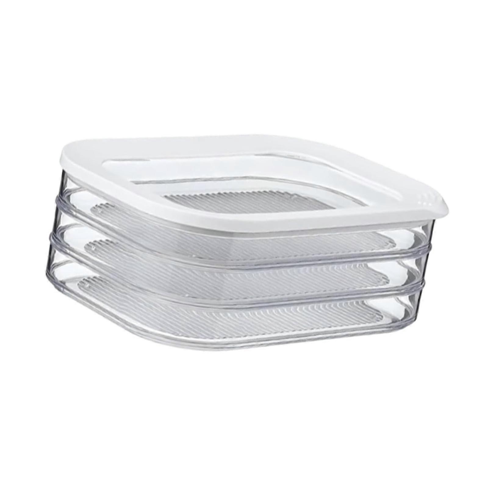 Deli Meat Container for Fridge, Refrigerator Storage Organizer, Lunch Meat Container for Luncheon Meat, 1 Set