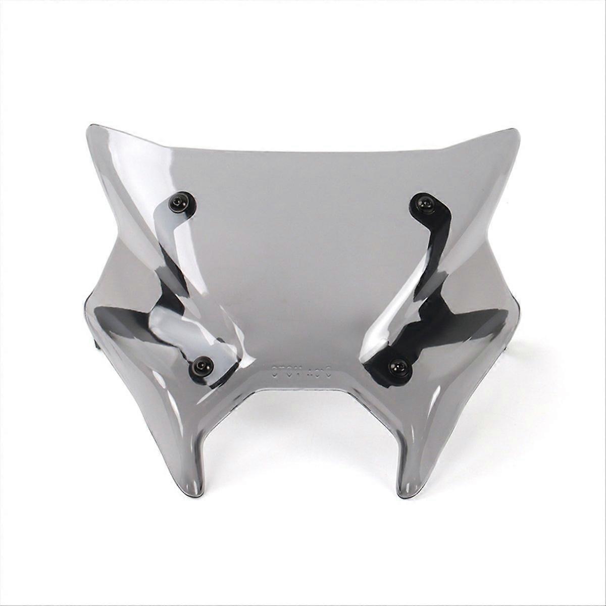 Front Windshield Wind Deflector Fairing for Smoke Gray