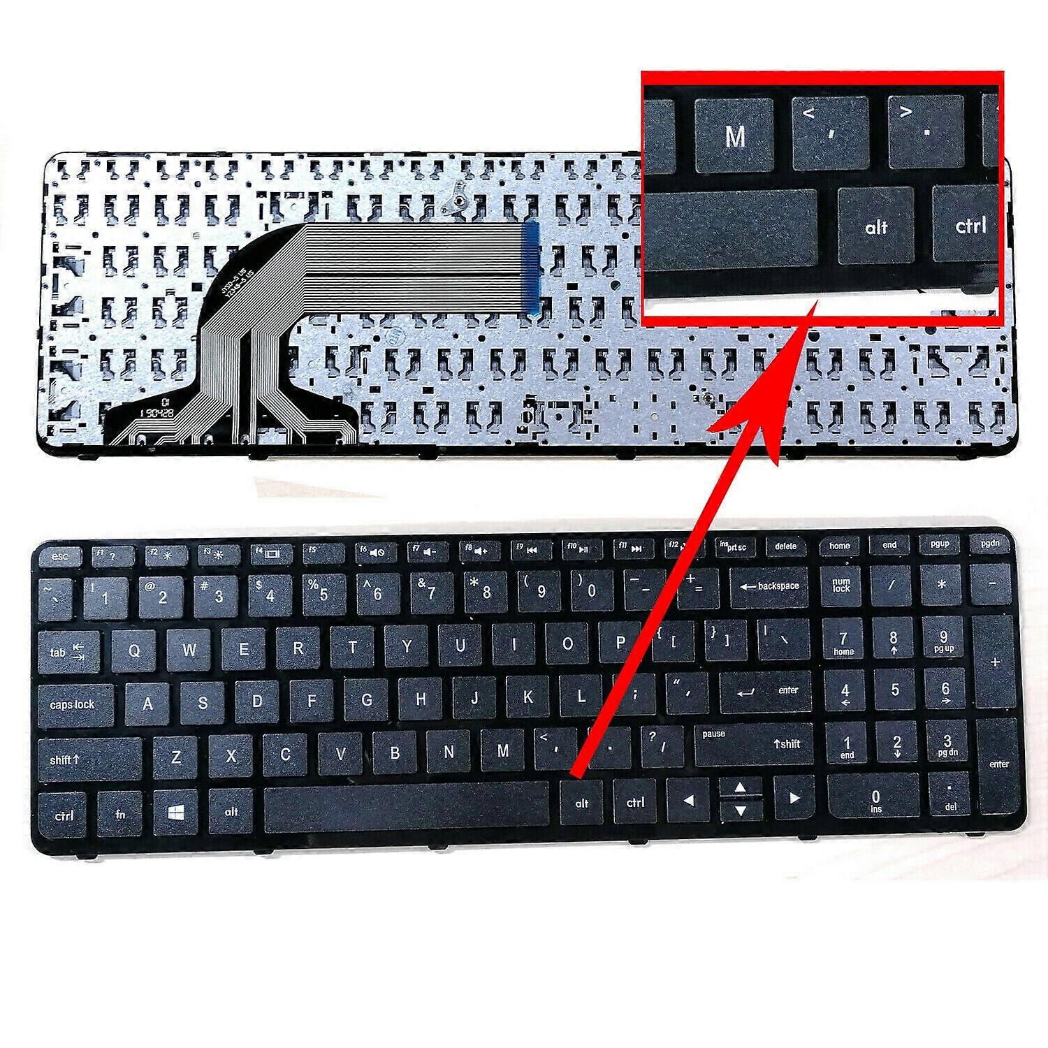 Keyboard With Frame for HP 15-F100 15-F100DX 15-F111DX 15-F162DX 15-F215D
