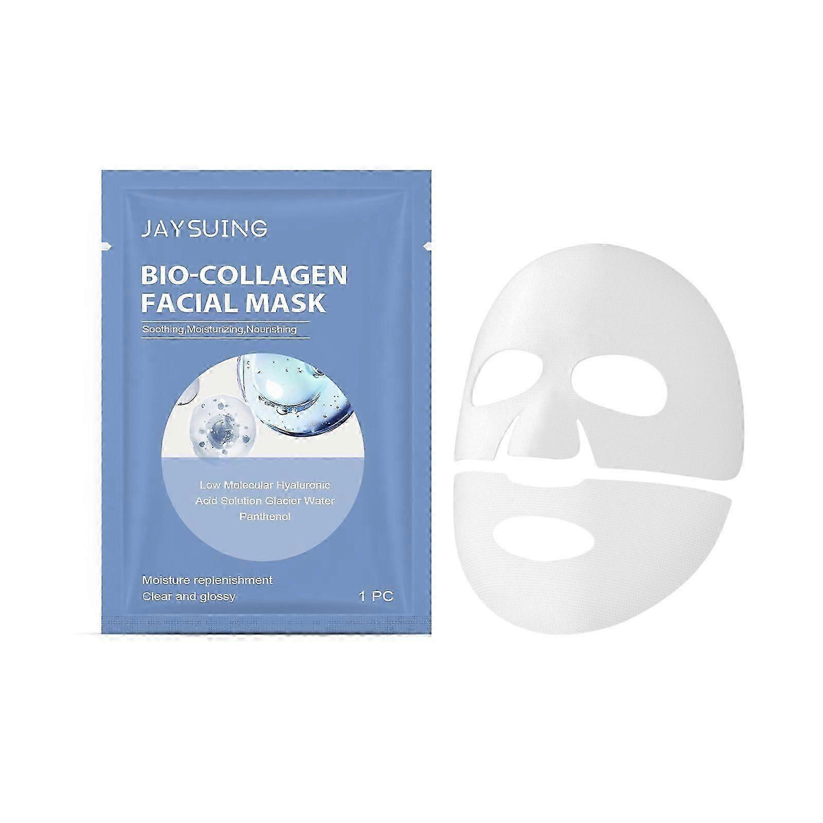 Revitalizing Collagen Soothing Facial Mask  Hydrating, Brightening & Elasticity Boost for Radiant, Youthful Skin  Single-Use, Easy Application