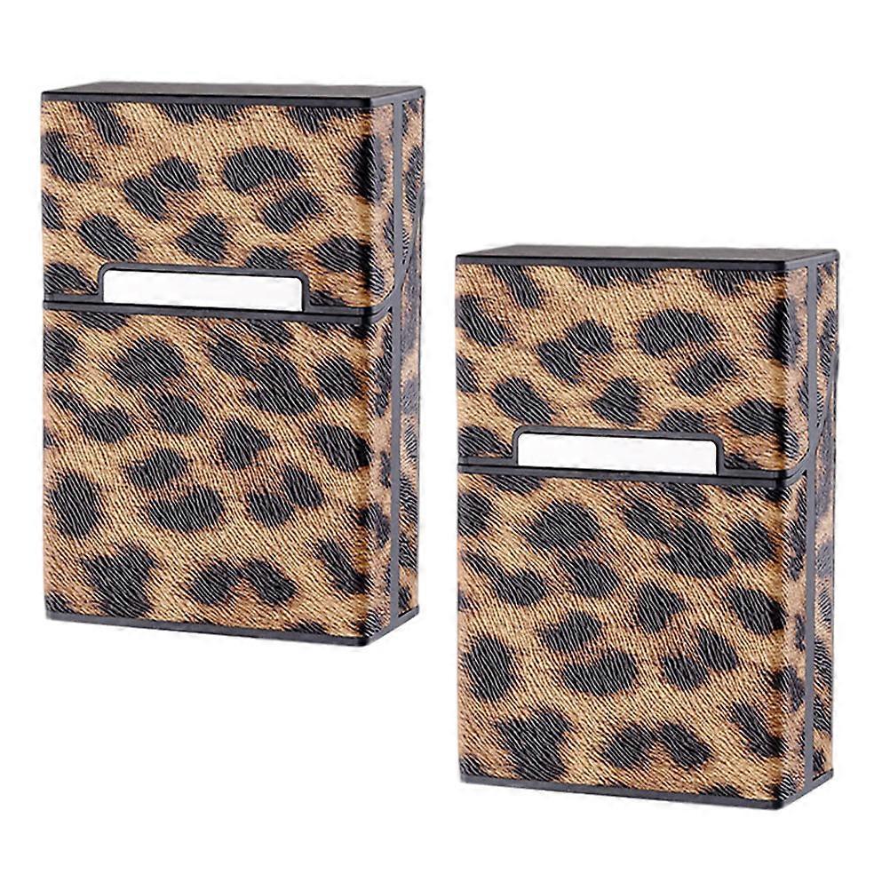 Leopard Case Cover Protector for 2Pcs Container Covers