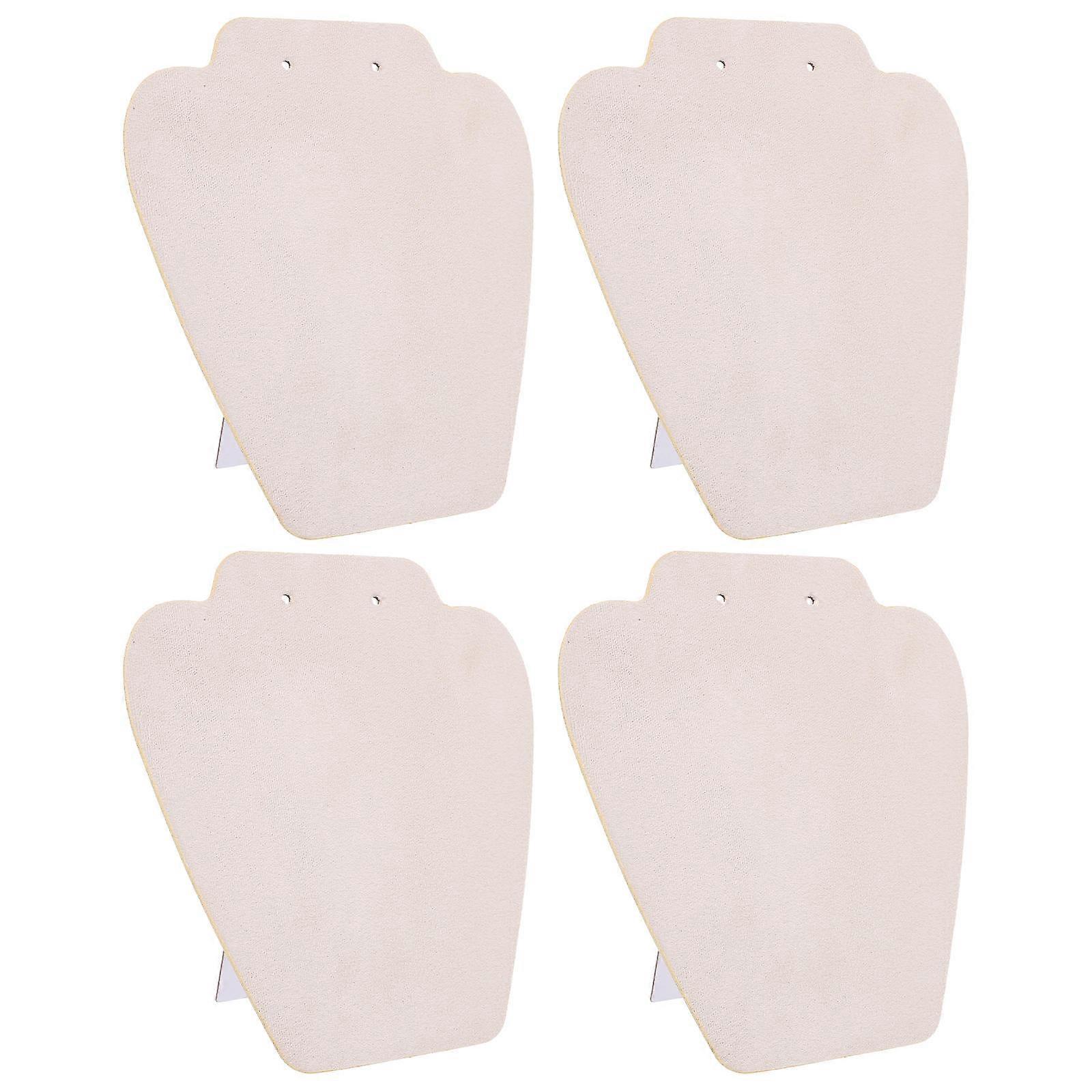 Necklace Displaying Rack Jewelry Bust Display Holder for 4Pcs Set