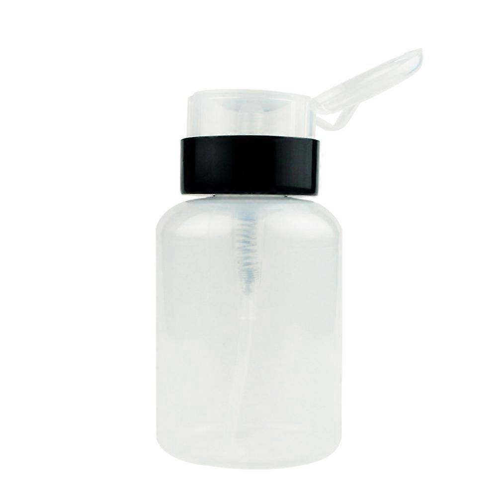 Nail Remover Bottle Plastic Lockable for Storage 3Pcs Transparent