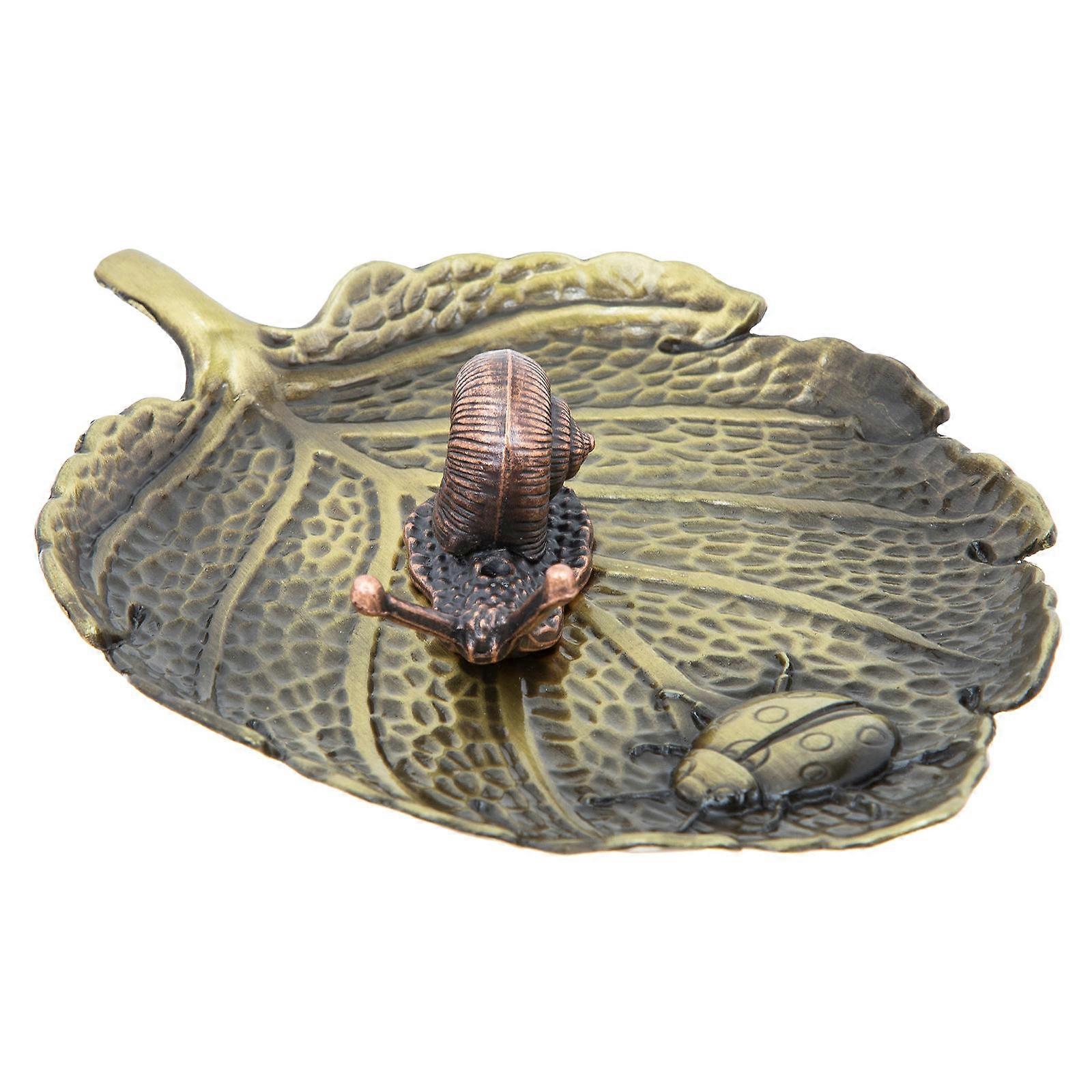 Backflow Incense Burner Zine-Alloy for Calming Effect 4Pcs Assorted Colors