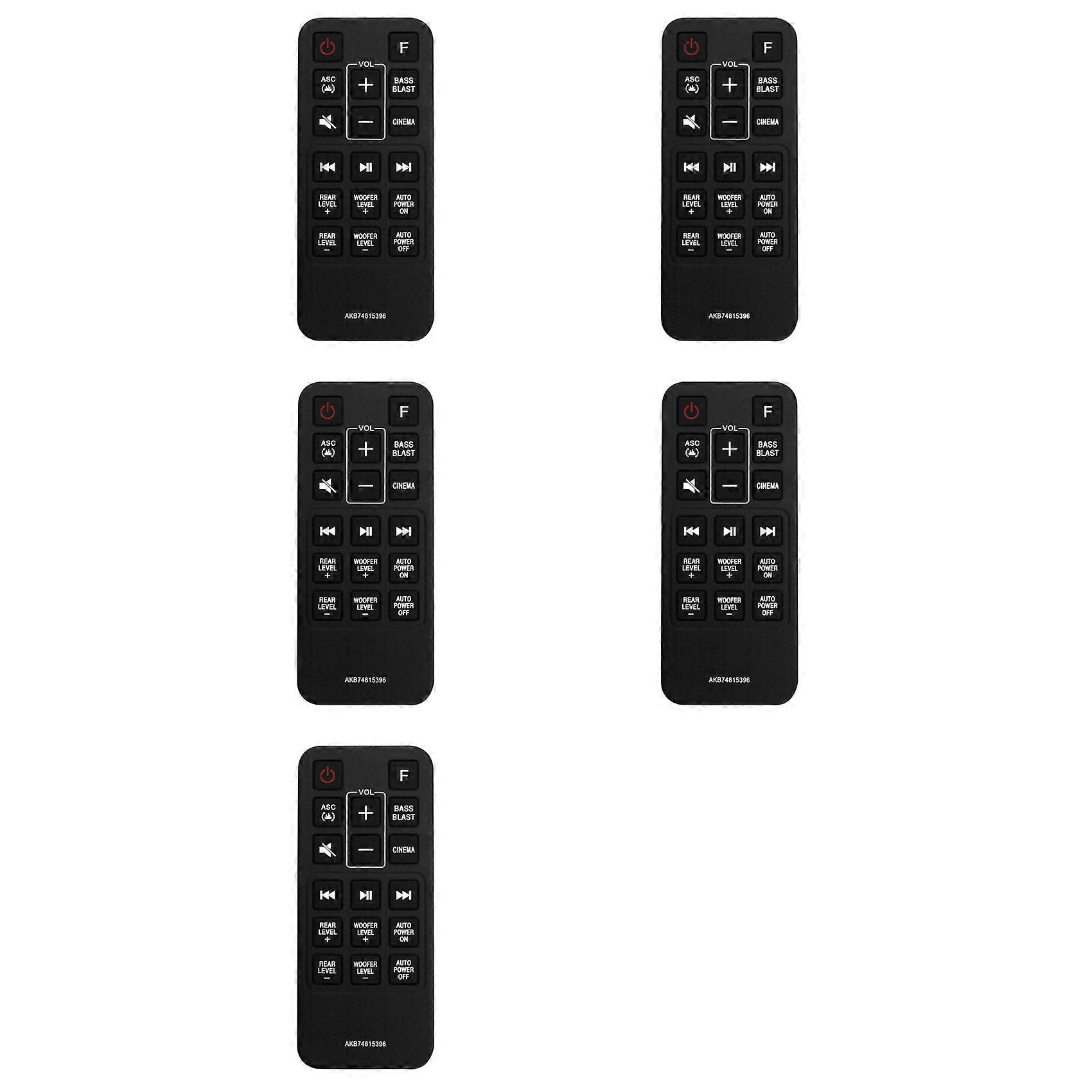 5X AKB74815396 Replace Remote Control for LG Sound Bar SJ4R SJ4Y SJ4Y-S Remote Control