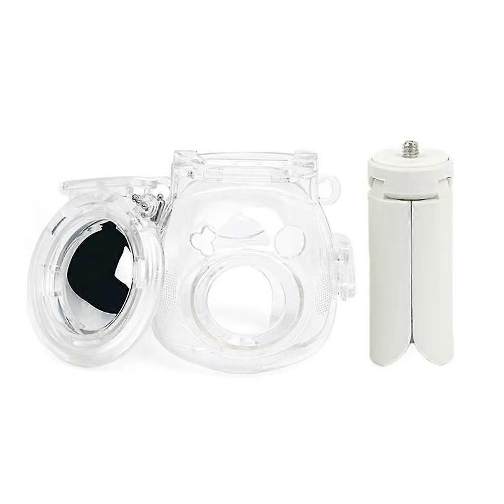Multifunctional Camera Case with Bracket for Fujifilm Instax Pal - Portable Compact Transparent Protective Accessories A