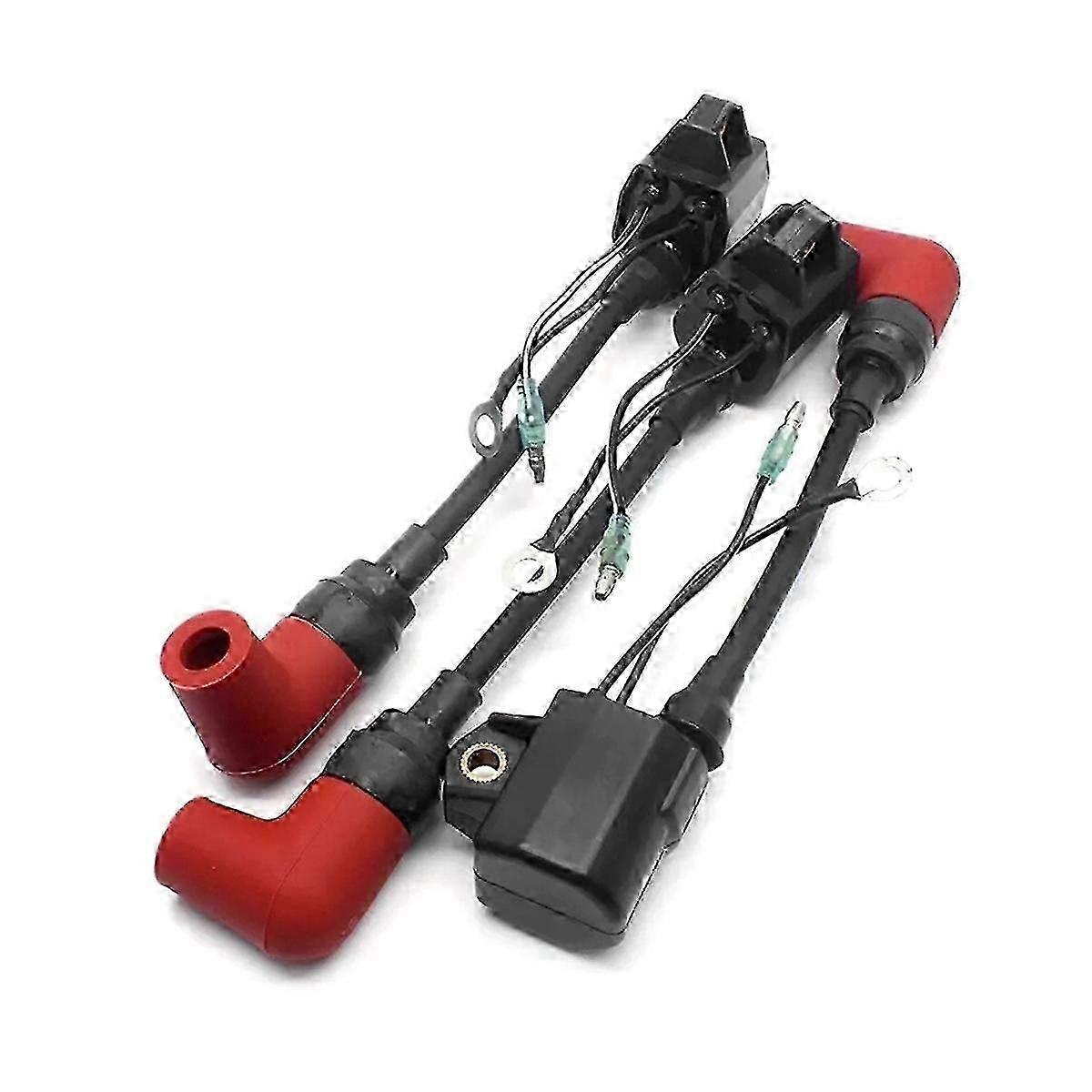 Ignition Coil Pack compatible with YAMAHA Outboard 60HP - 3Pcs Maintenance Kit