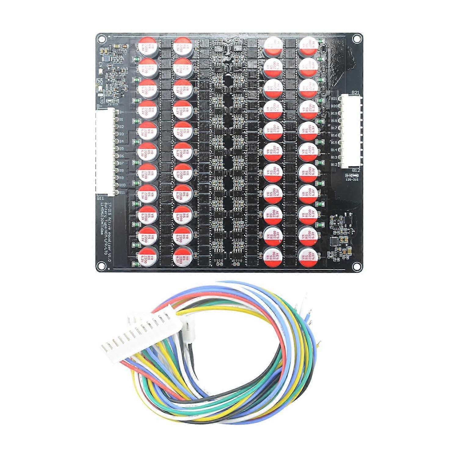 Battery Active Balancer 5.5A 17S21S Smart Equalizer for LiFePO4 Lithium LTO Prolongs Lifespan