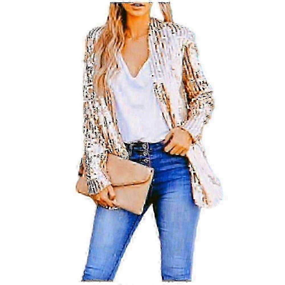 Sequin Glitter Jacket Women's Blazer With Long Sleeve Bomber_feb