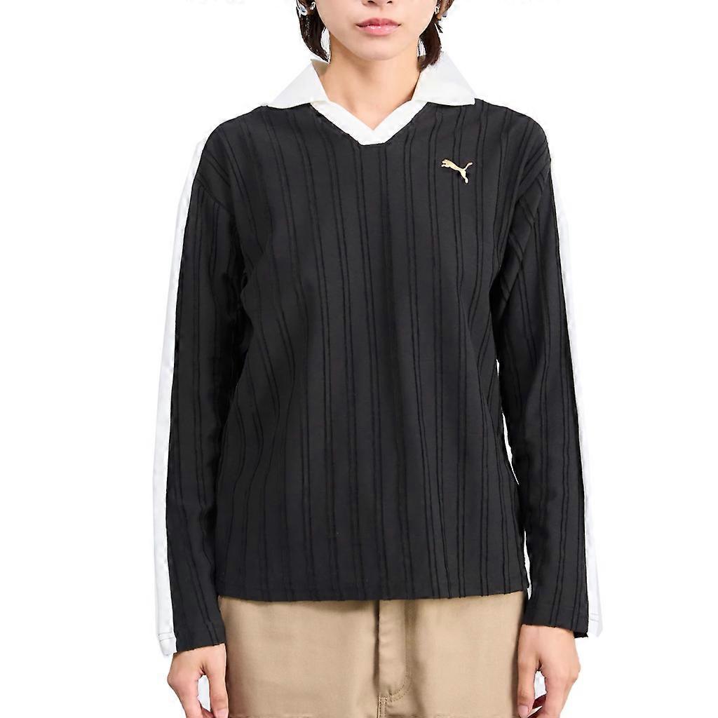 Puma Relaxed Langarm-T-Shirts mit Pol