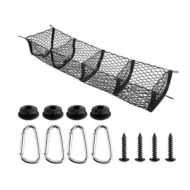 Car Cargo Net for Ford Ranger Wildtrak Adjustable Elastic Trunk Organizer Large Capacity Storage