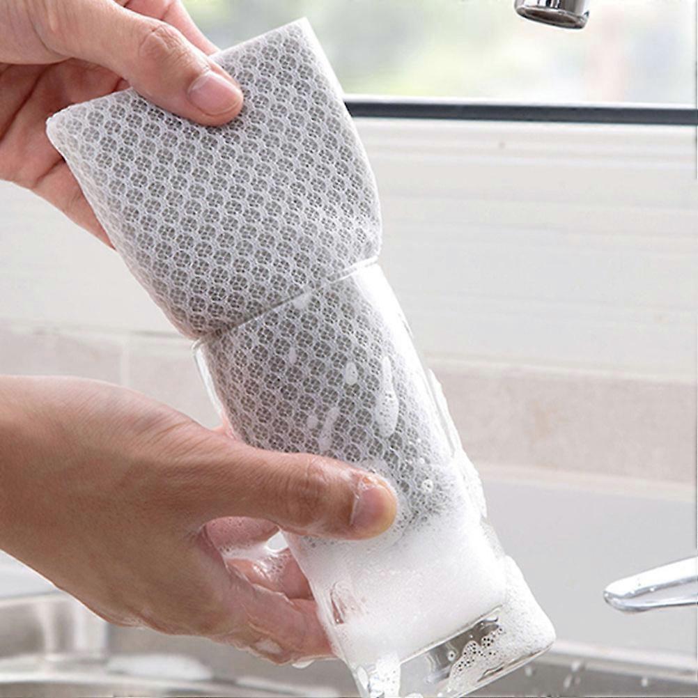 Sponge Scrubber Kitchen Cleaning Pad for Dish Washing 15Pcs