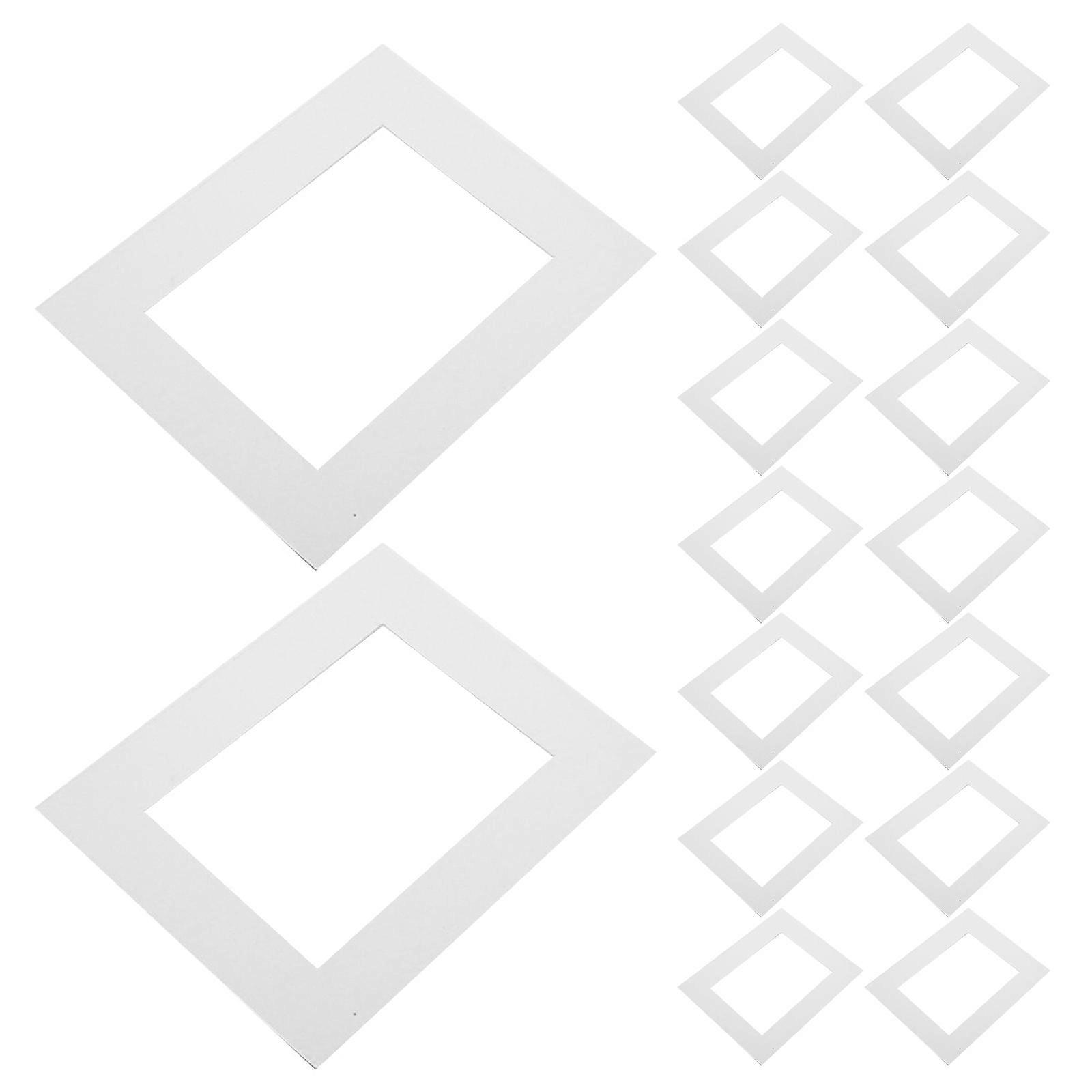 White Photo Frame Backing Board for DIY Picture Mat 20Pcs Sheets