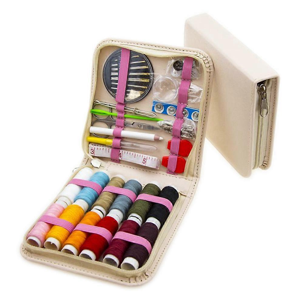 Needle Thread Bag Portable Sewing Storage Box with 1Set Travel Kit