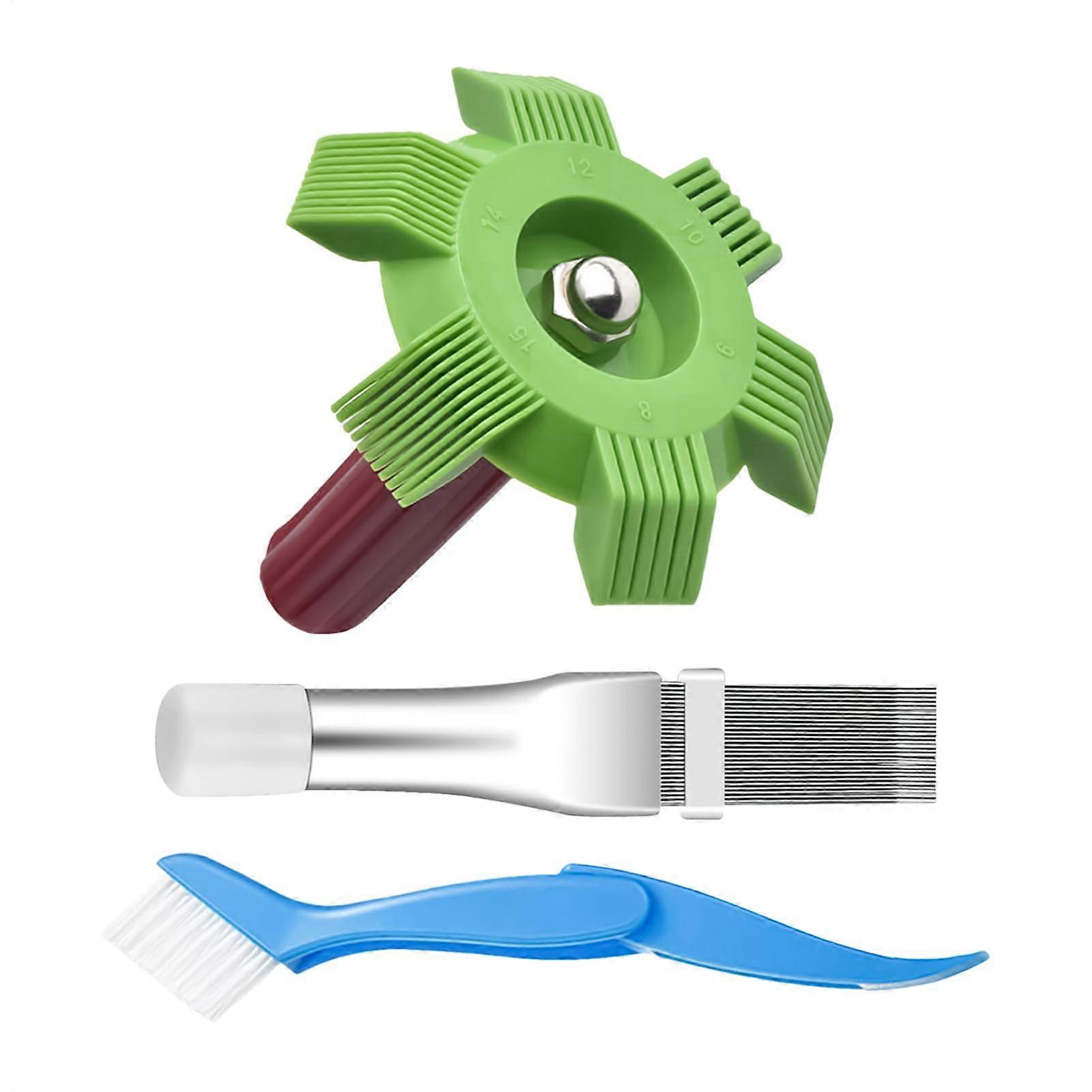 AC Fin Comb Air Conditioner Cleaning Brush for HVAC Maintenance RustProof Scratch Design