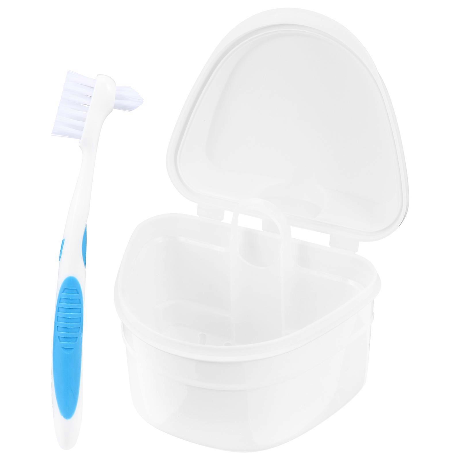 Plastic Denture Case Denture Storage Container for Storage