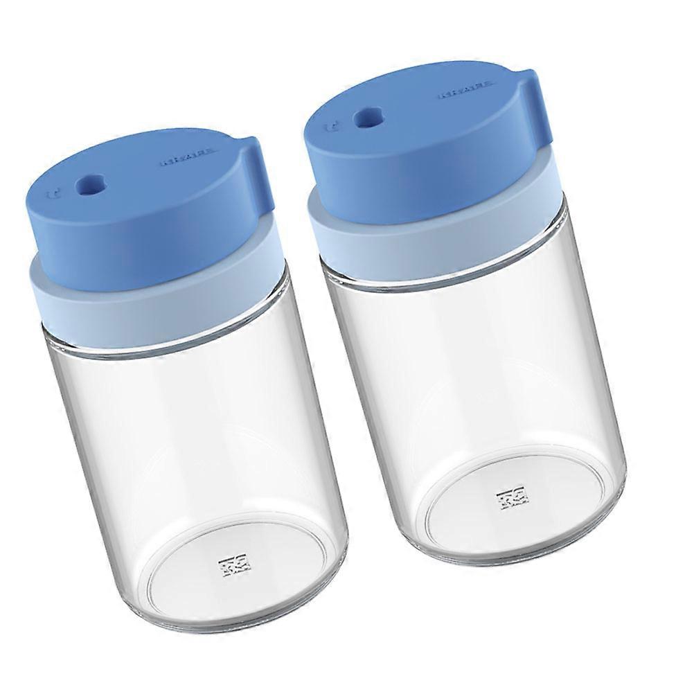 Pepper Shaker Seasoning Bottle for Kitchen Use 2Pcs Blue