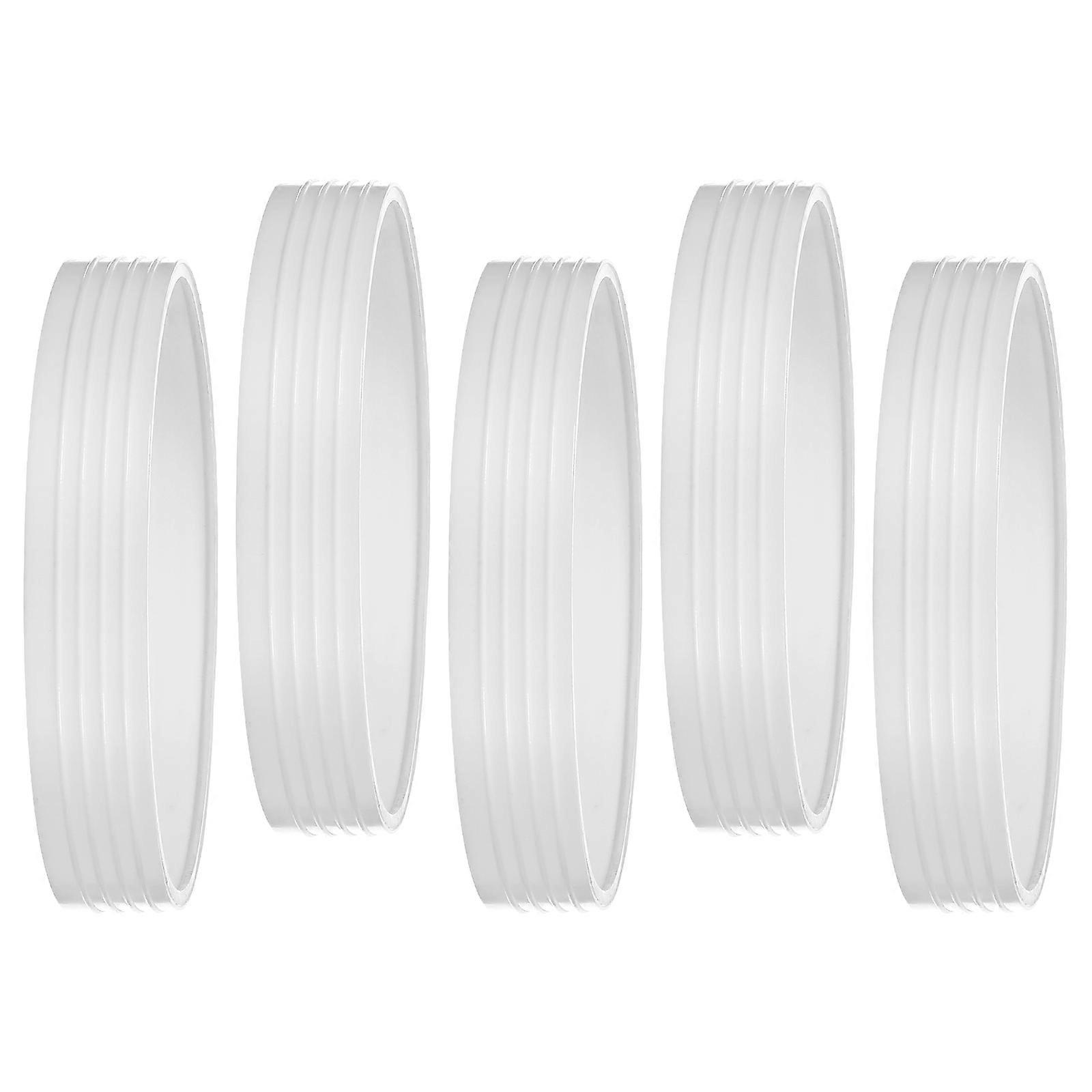 Plastic Hole Rings Golf Protective Hole Cup Rings 50Pcs Practical White