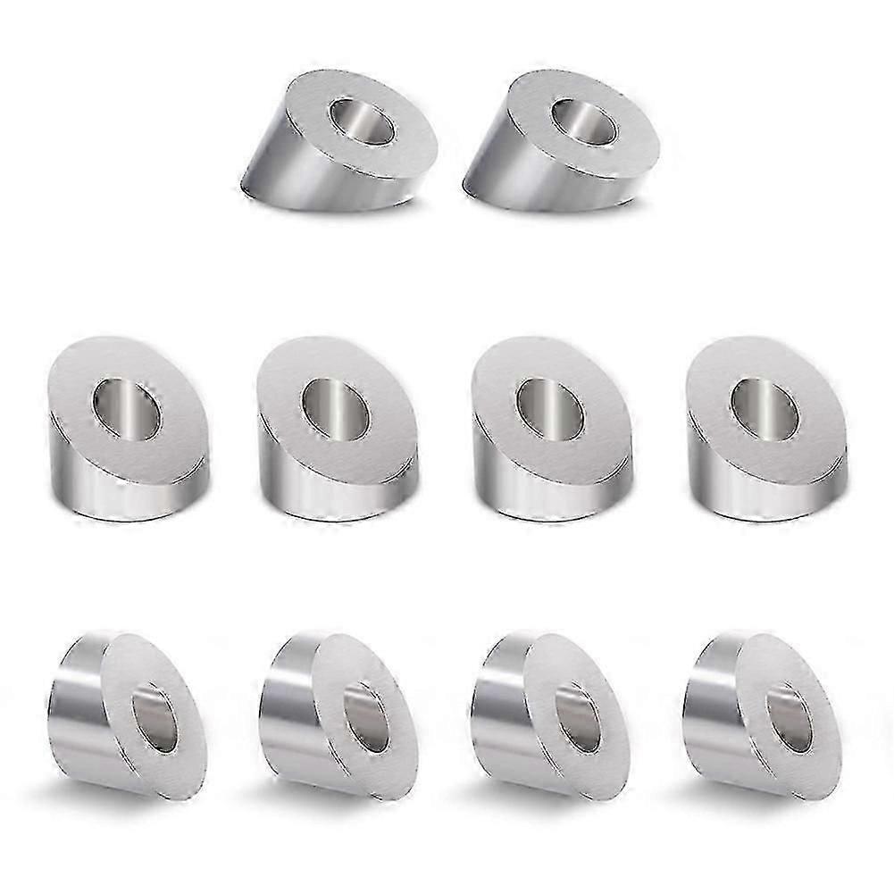 10-Pack 30 Beveled Stainless Steel Angle Washers
