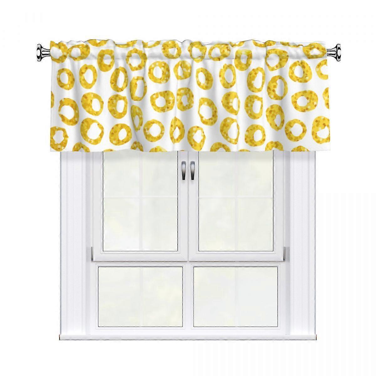 Laundry Basement Kitchen Short Curtain Set