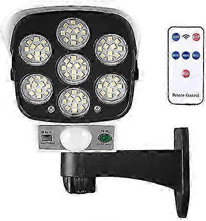 Solar Wall Light with Motion Sensor Security Camera Shape Waterproof