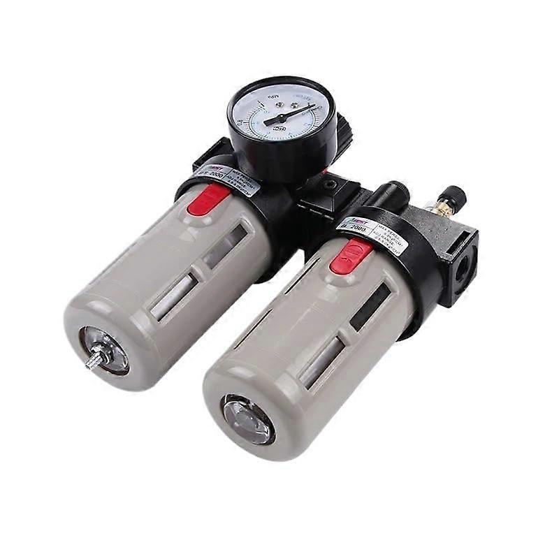 BFC4000 1/2 Inch Air Filter Regulator Lubricator Combo Pneumatic FRL Unit for Precise Pressure Control