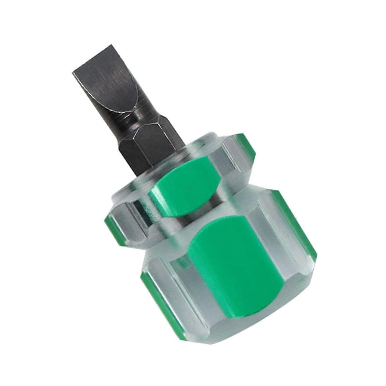 Short Screwdriver Set for Sewing Machine , Compact Dual Color Handles, Tight Space Access