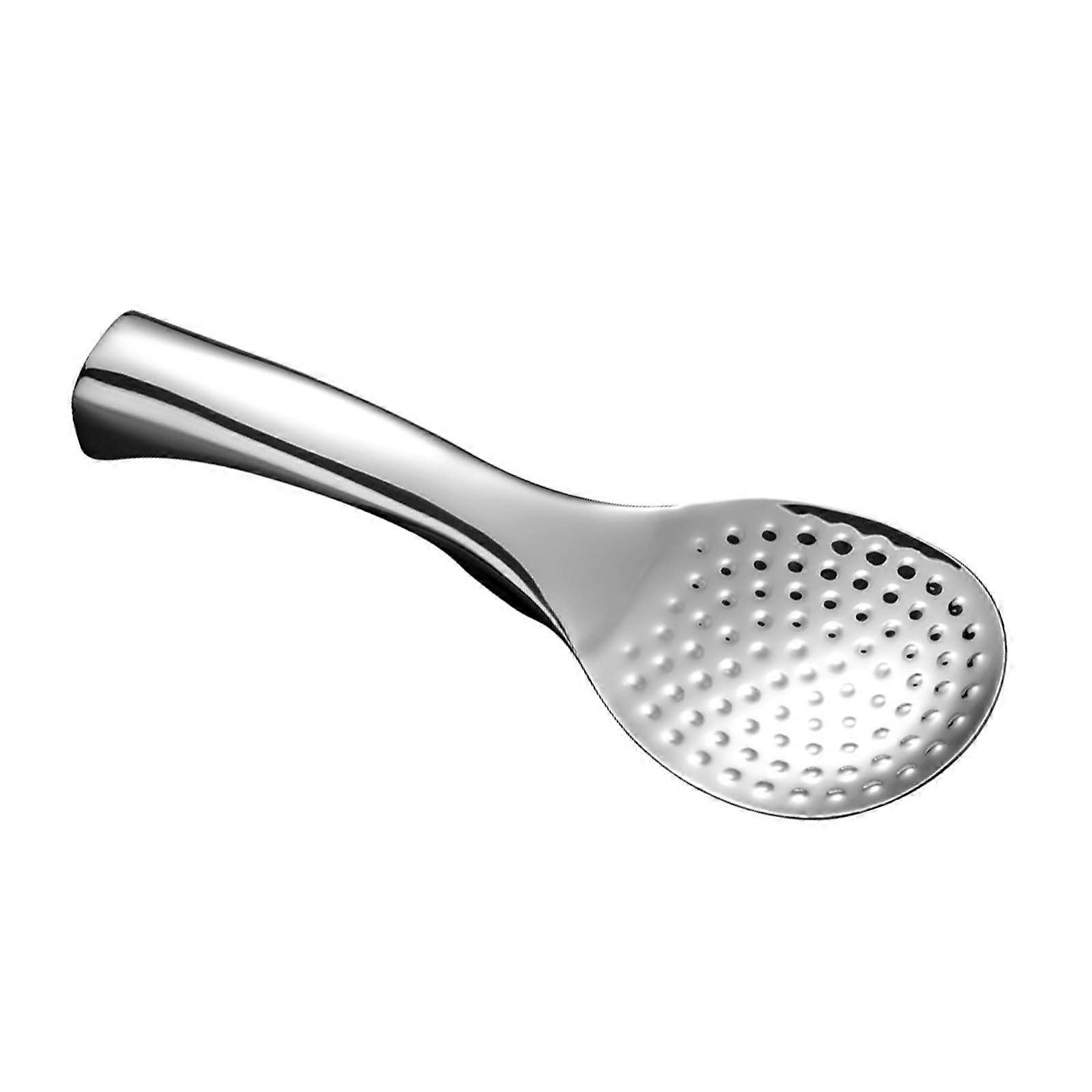 304 Stainless Steel Standing Rice Spoon, RustResistant Large Capacity Space Saving Ladle