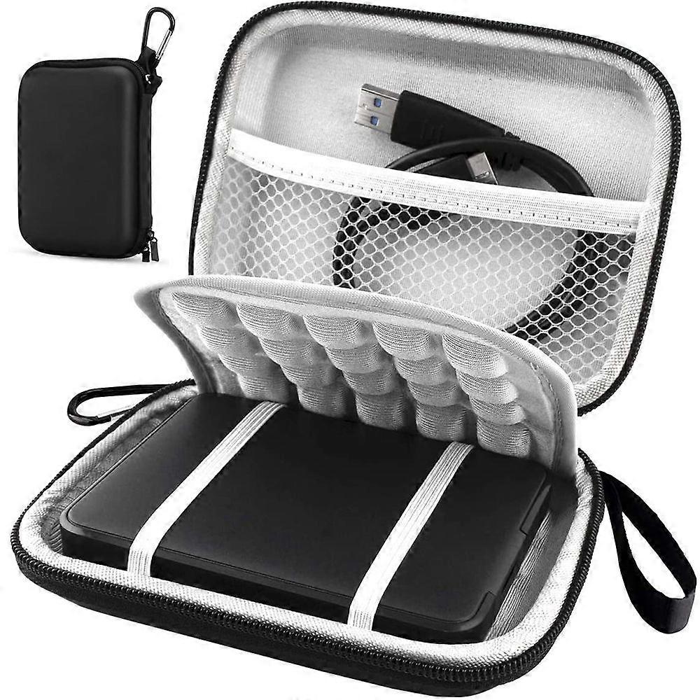 Gray protective case for 2.5-inch hard drives: durable and secure storage solution