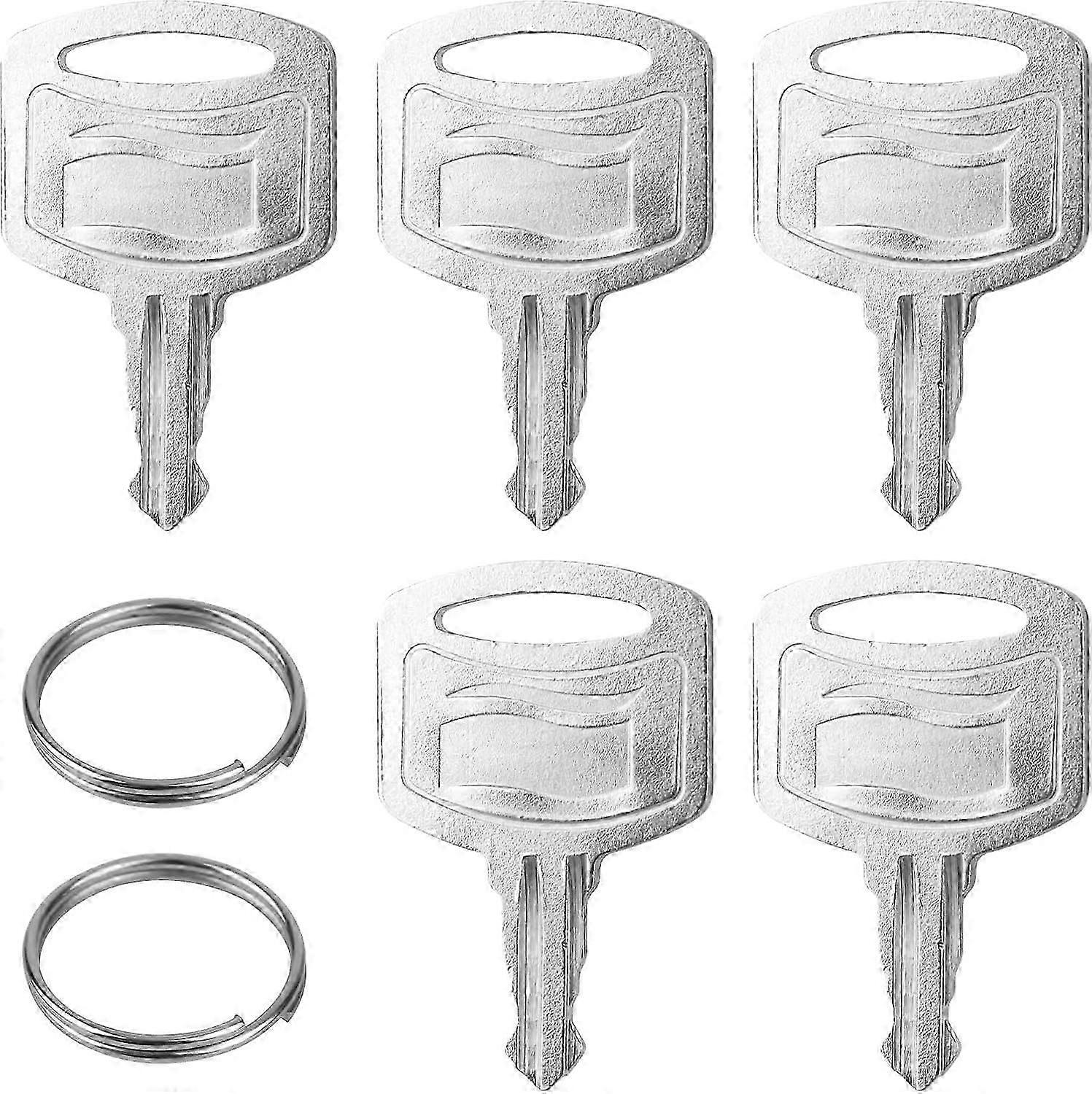 5-pack of Tork SCA 1100 toilet paper holders, with key, made of metal, spare key with 2 key rings, compatible with Tork SCA 1100 toilet paper.
