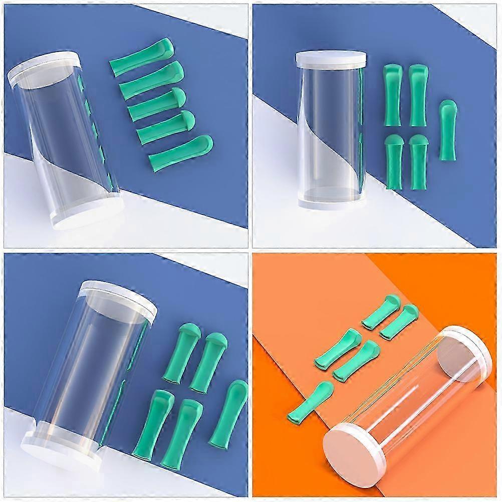 Replaceable Silicone Ear Spoon Sleeves for Ear Cleaning 1Set Green
