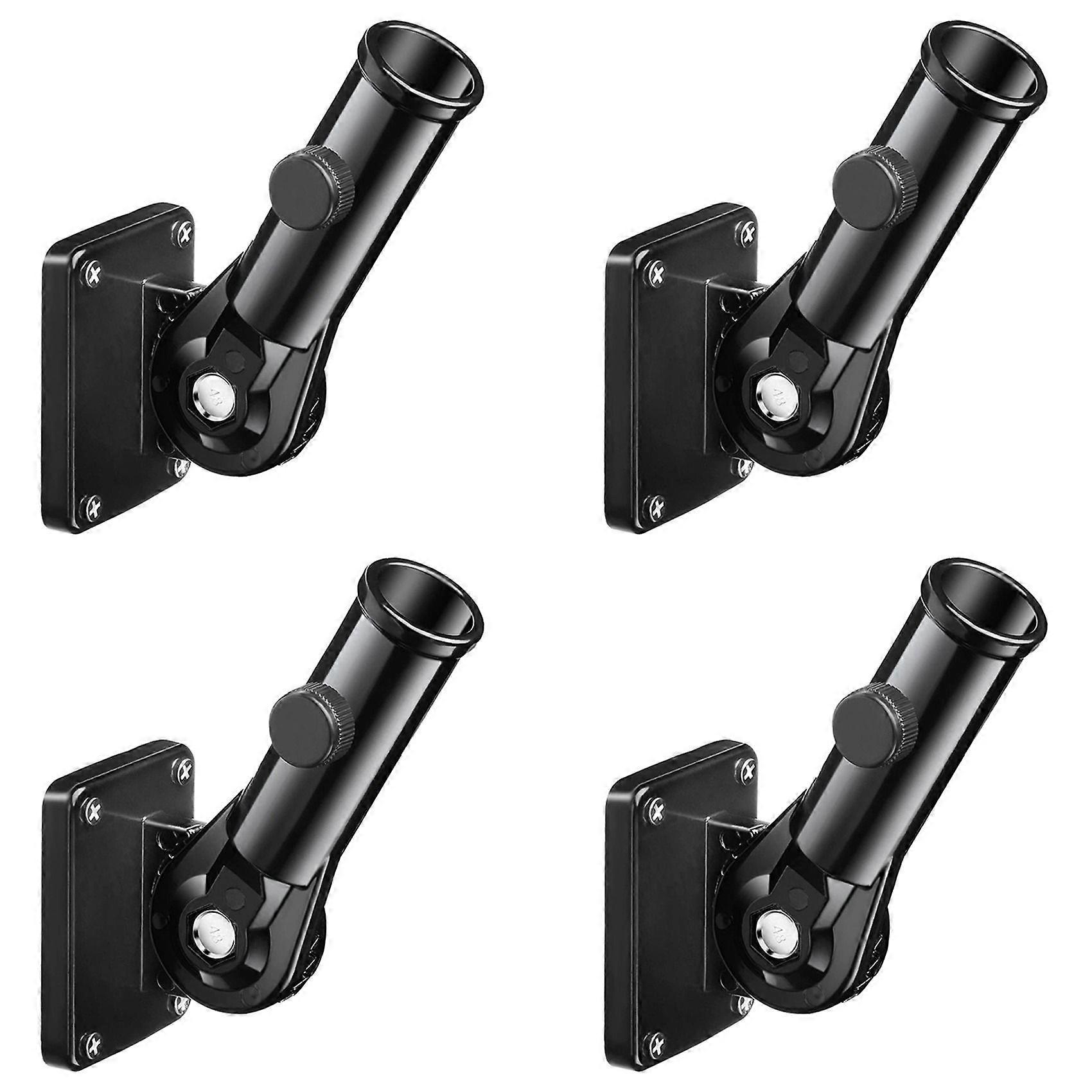 4X Flag Pole Holder Mounting Bracket Adjustable Flagpole Rod Hitch Bracket Multi-Position Flag Pole Mounting Bracket